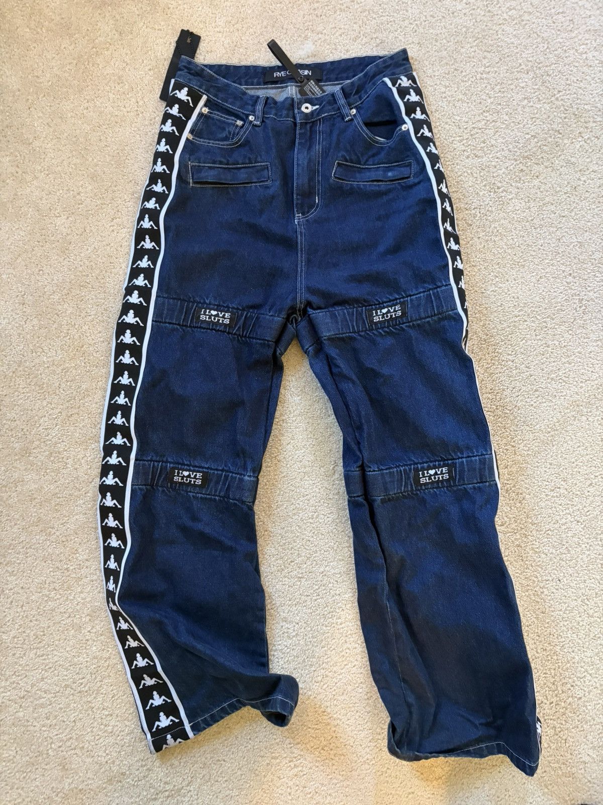 Other RYE CHASIN I LUV SL*UT DENIM Size US 32 / EU 48 - 2 Thumbnail