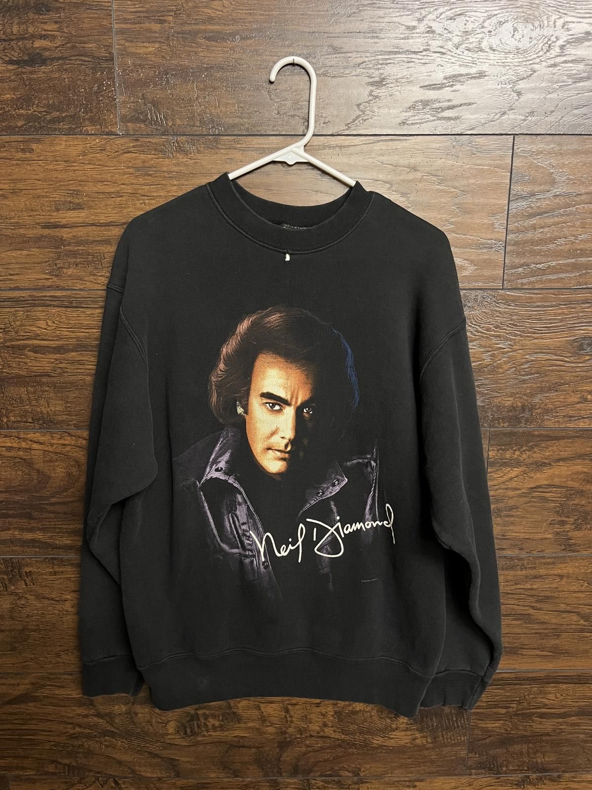 Fruit Of The Loom VTG Neil Diamond Crewneck - Made in USA Sweatshirt - L Size US L / EU 52-54 / 3 - 1 Thumbnail
