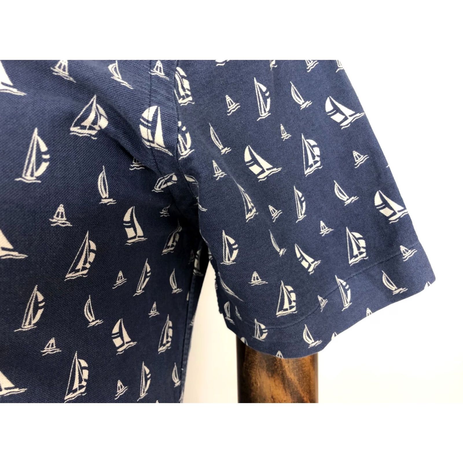 Ralph Lauren Ralph Lauren Shirt Cotton Blue Men S Patterned Button-Up Short Sleeve Geometric Vintage? No Size US S / EU 44-46 / 1 - 6 Thumbnail