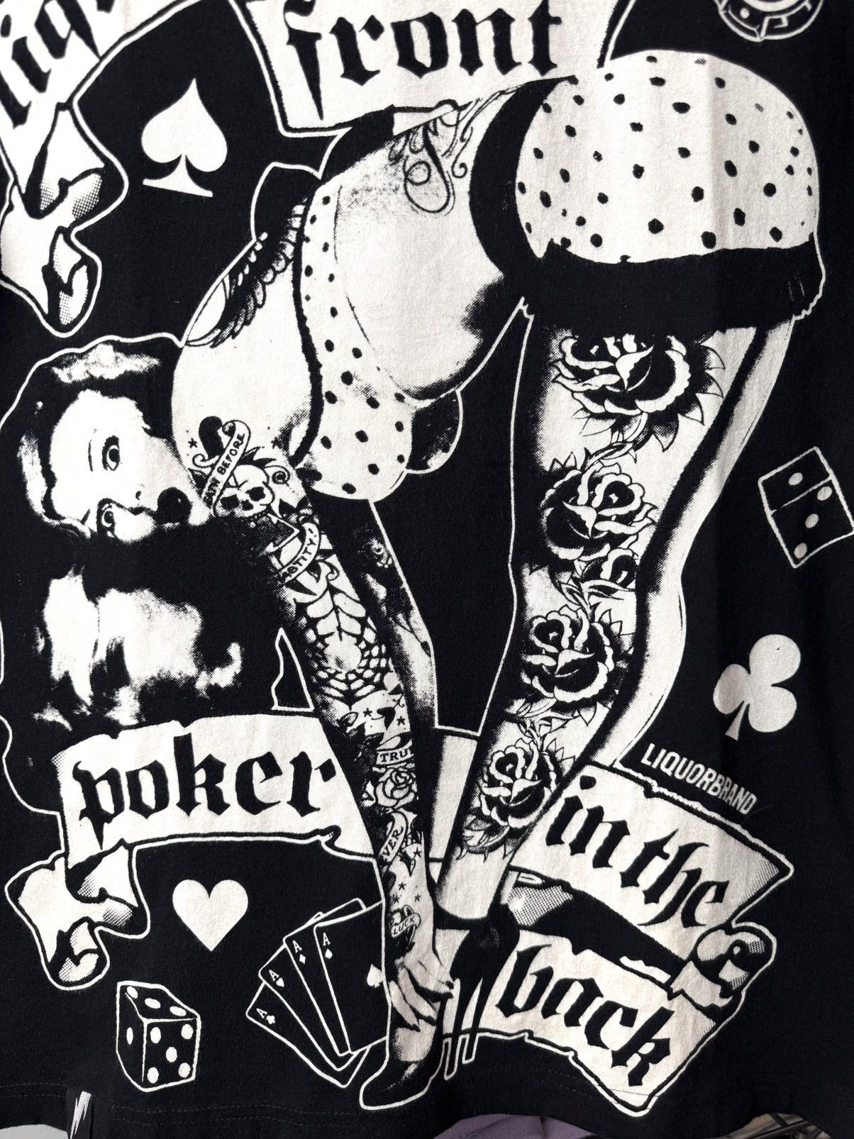 Ed Hardy Vintage Tattooed Sexy Girl T Shirt Casino Pocker Size US S / EU 44-46 / 1 - 3 Thumbnail