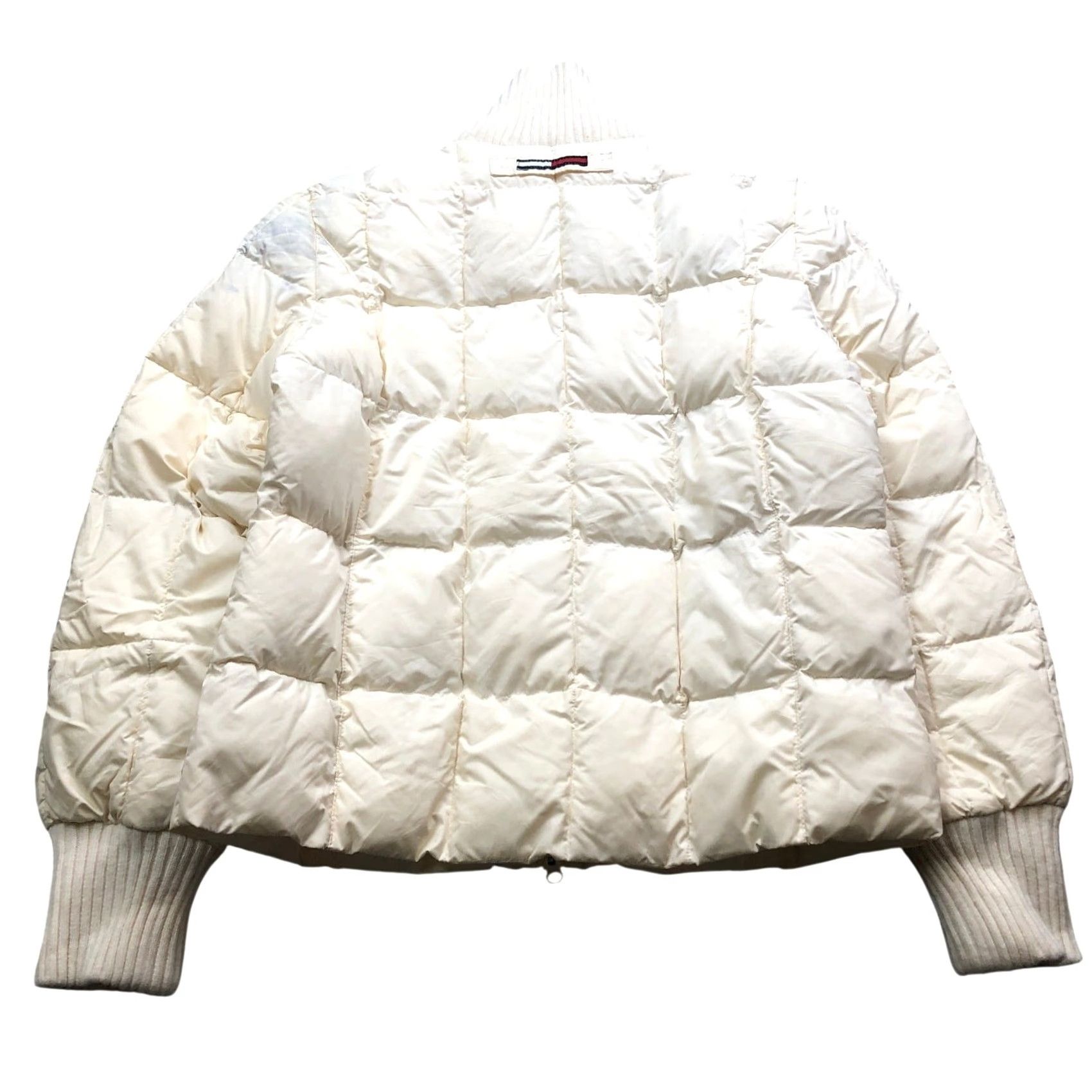 Tommy Hilfiger VINTAGE Tommy Jeans Hilfiger Quilted Puffer Jacket Womens Medium White Size 32" / US 10 / IT 46 - 5 Thumbnail