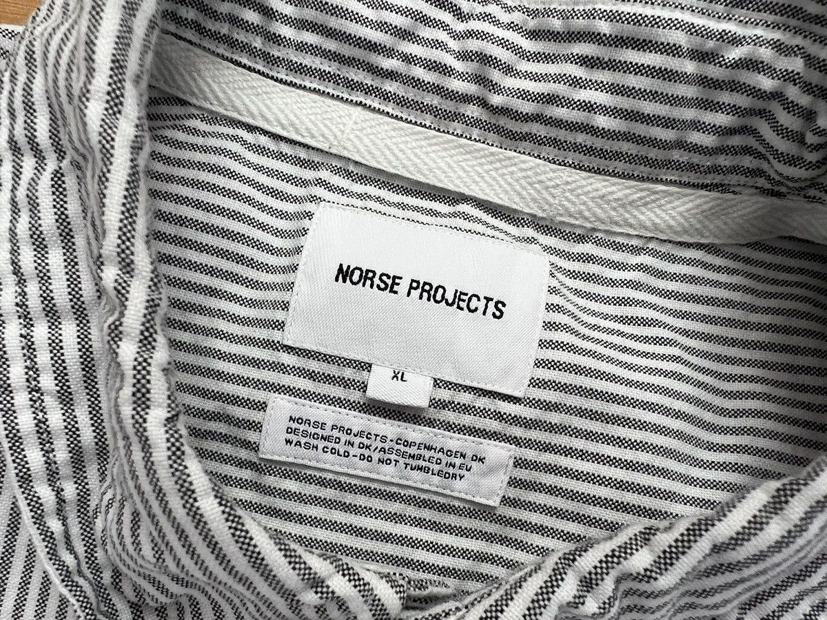 Norse Projects Norse Projects Stripe Short Sleeve Oxford Shirt Size US XL / EU 56 / 4 - 3 Thumbnail
