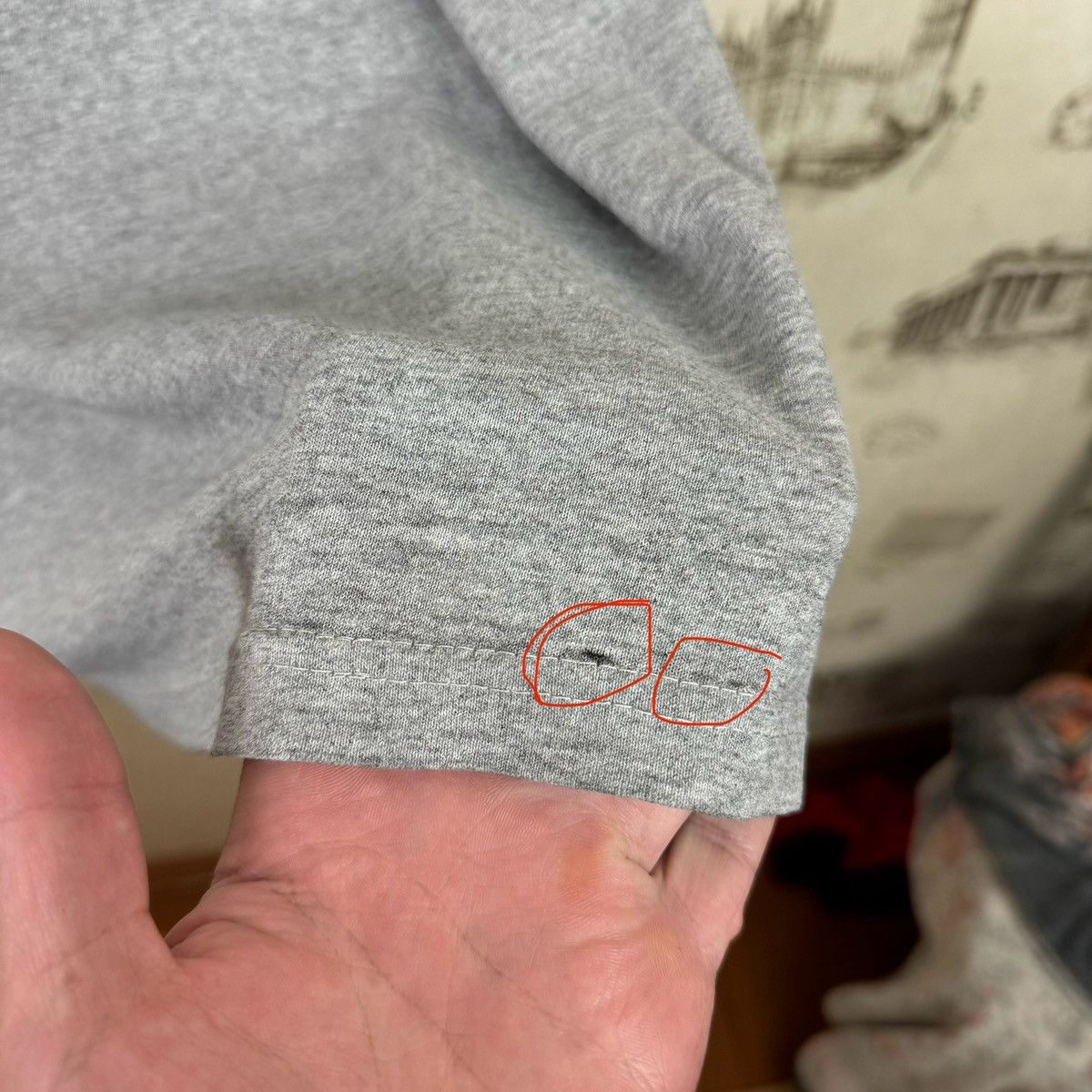 Supreme Supreme T shirt Cupid Tee SS19 Grey L Streetwear Size US L / EU 52-54 / 3 - 24 Thumbnail