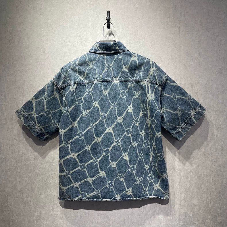 Louis Vuitton Louis Vuitton Three-flower water ripple printed short-slee Size US XL / EU 56 / 4 - 2 Thumbnail