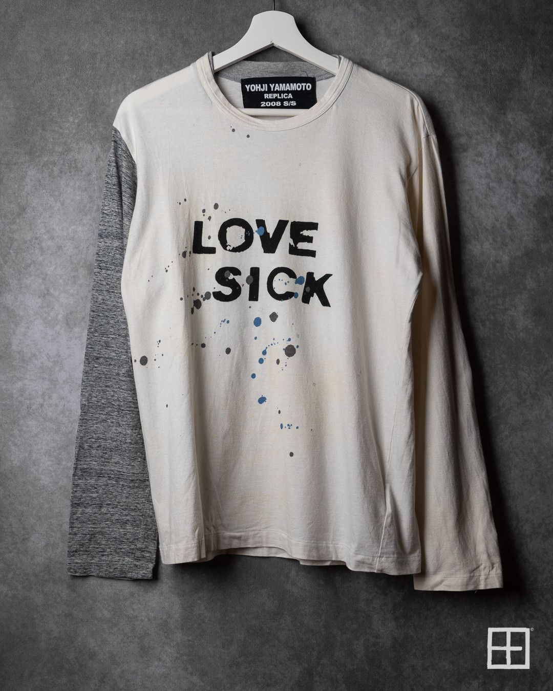 Yohji Yamamoto Pour Homme SS08 Replica "Love Sick" T-shirt