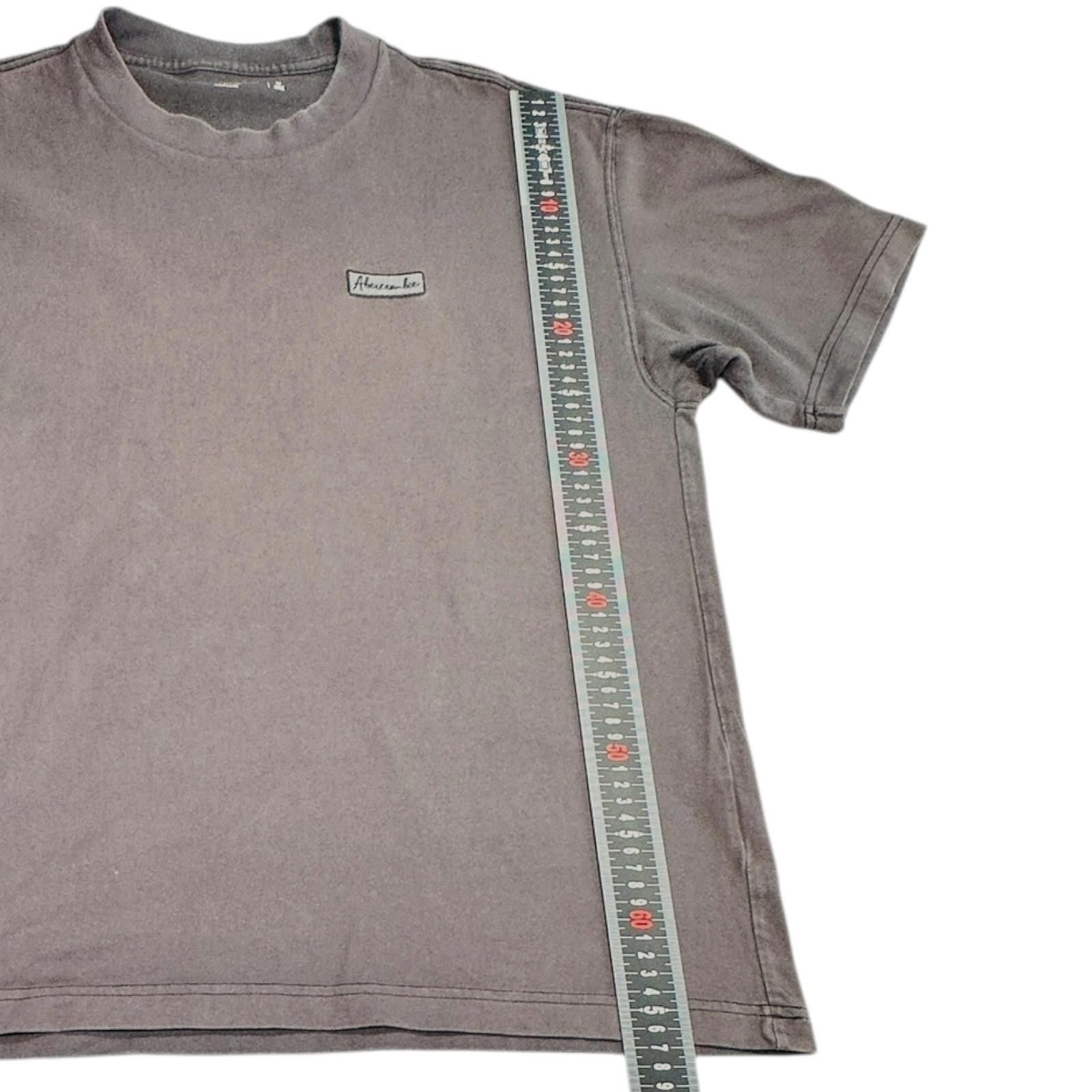 Abercrombie & Fitch Abercombie & Fitch T-Shirt Men's UK Size M Grey Short Sleeve Size US M / EU 48-50 / 2 - 9 Thumbnail