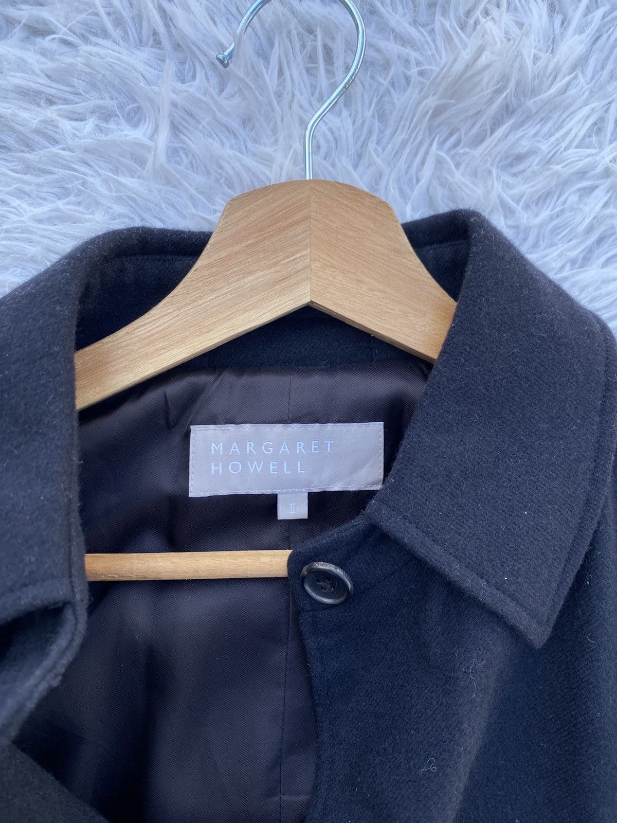 Margaret Howell Rare Vintage Margaret Howell Long Wool Coat Size L / US 10 / IT 46 - 10 Thumbnail
