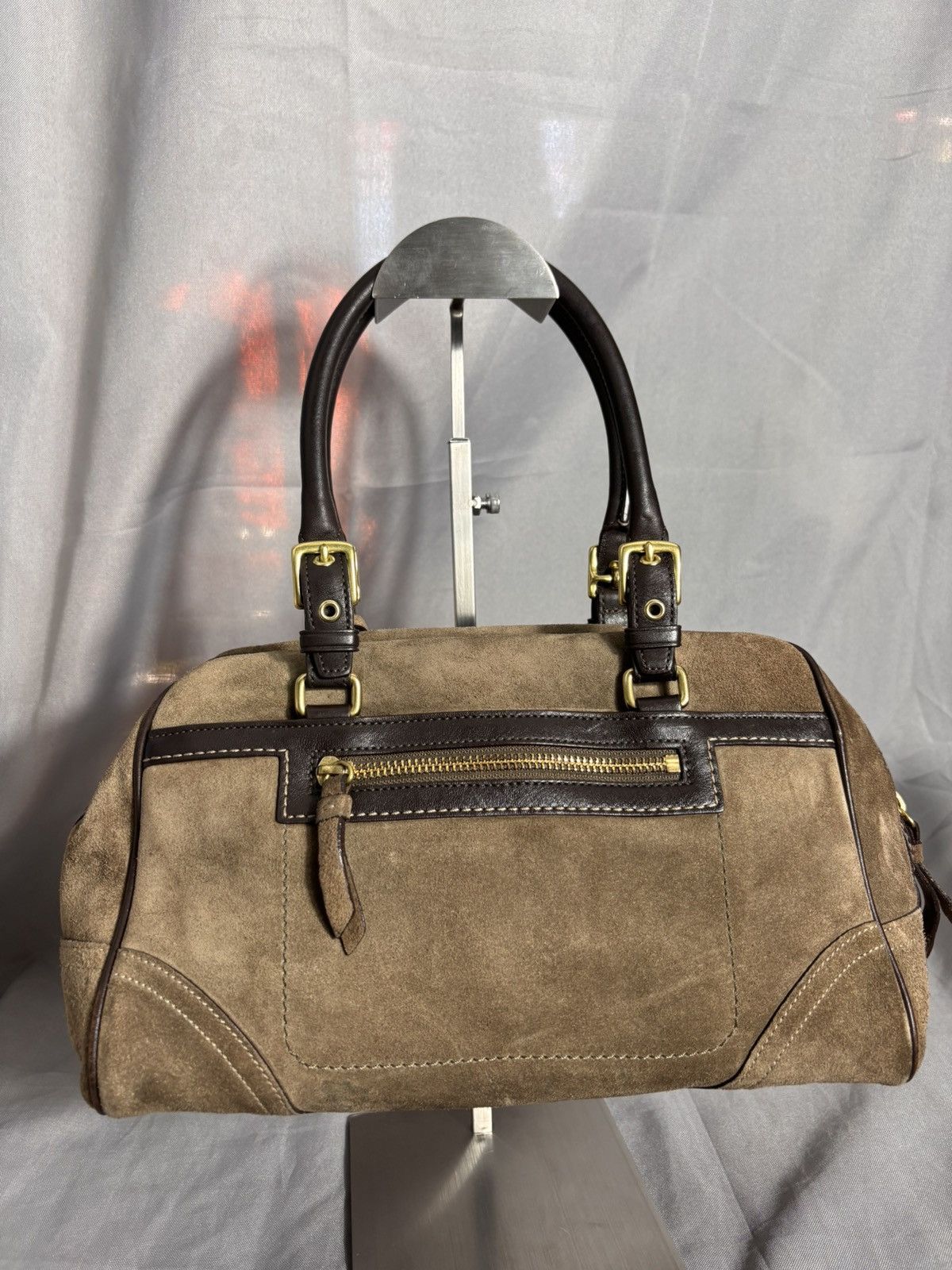 Coach Coach Suede Handle Bag Size ONE SIZE - 8 Thumbnail