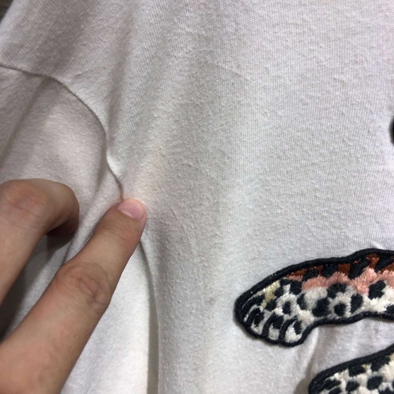 Gucci Gucci Logo Tiger Embroidered Tee Size US L / EU 52-54 / 3 - 6 Thumbnail