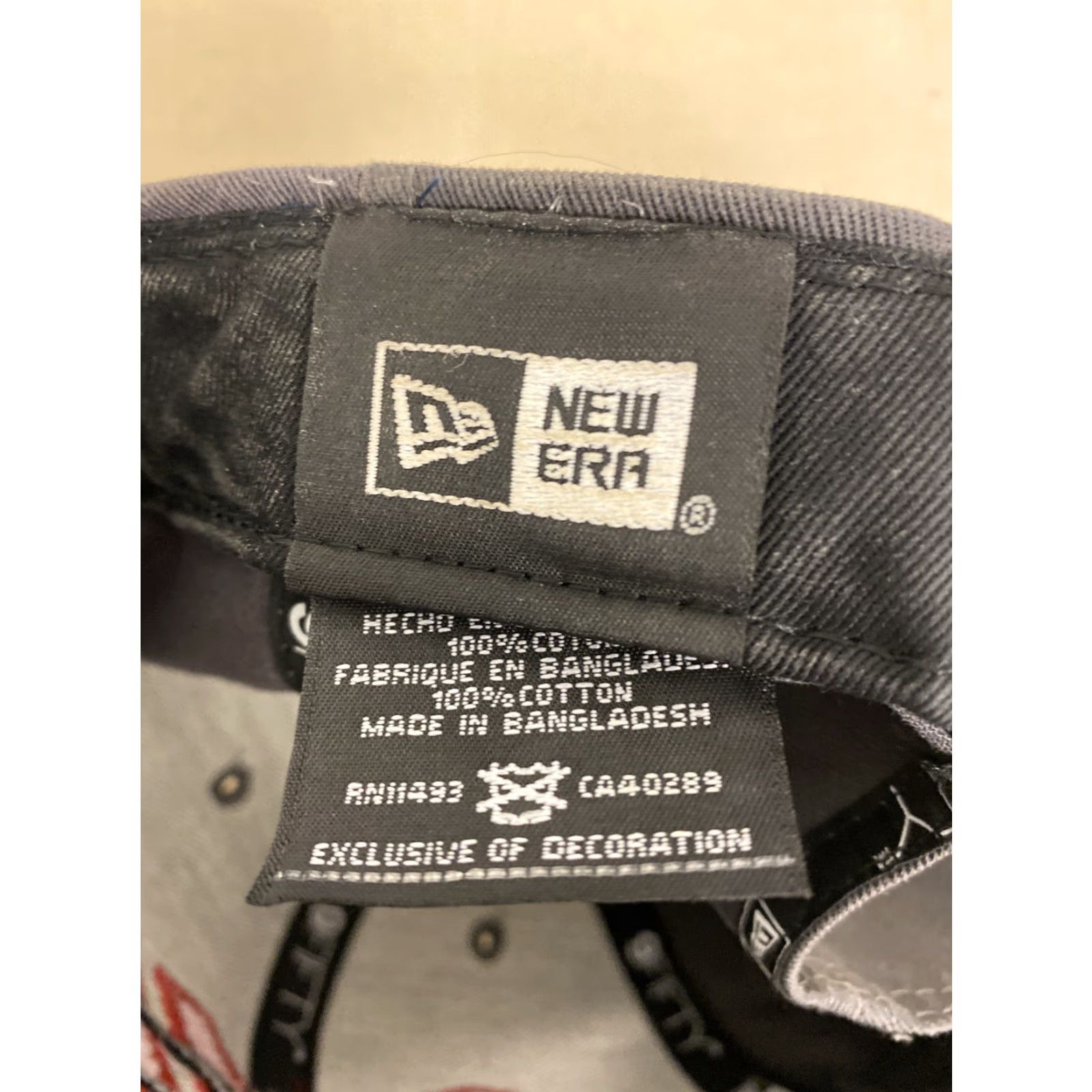 New Era New Era 950 Gray Hat Vented Racing Team Adjustable/ 193 Nylon Polyester Adjustable Men Size Gray Color Hair? Size ONE SIZE - 7 Thumbnail