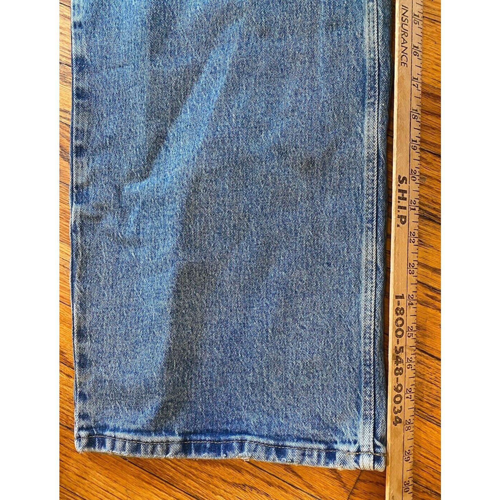 Wrangler NWT Wrangler Mid Jean Mens Loose Straight Inspection Sticker Size US 34 / EU 50 - 10 Thumbnail