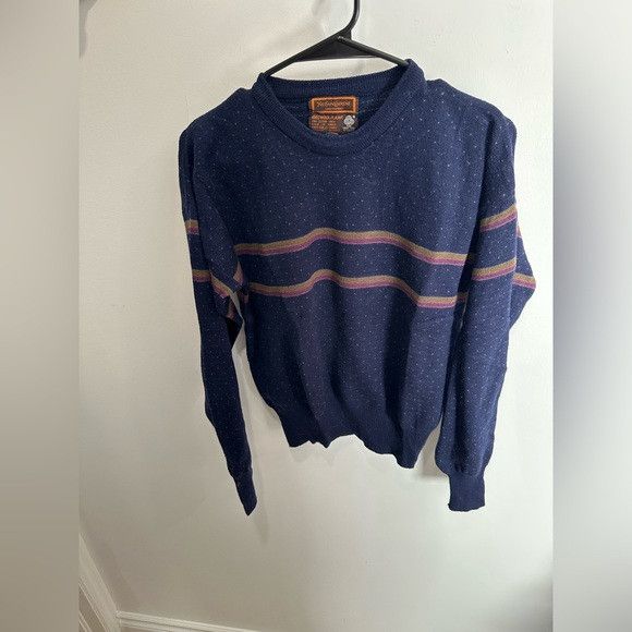 Yves Saint Laurent VINTAGE YSL MENS WOOL SWEATER - Medium Size US M / EU 48-50 / 2 - 1 Thumbnail