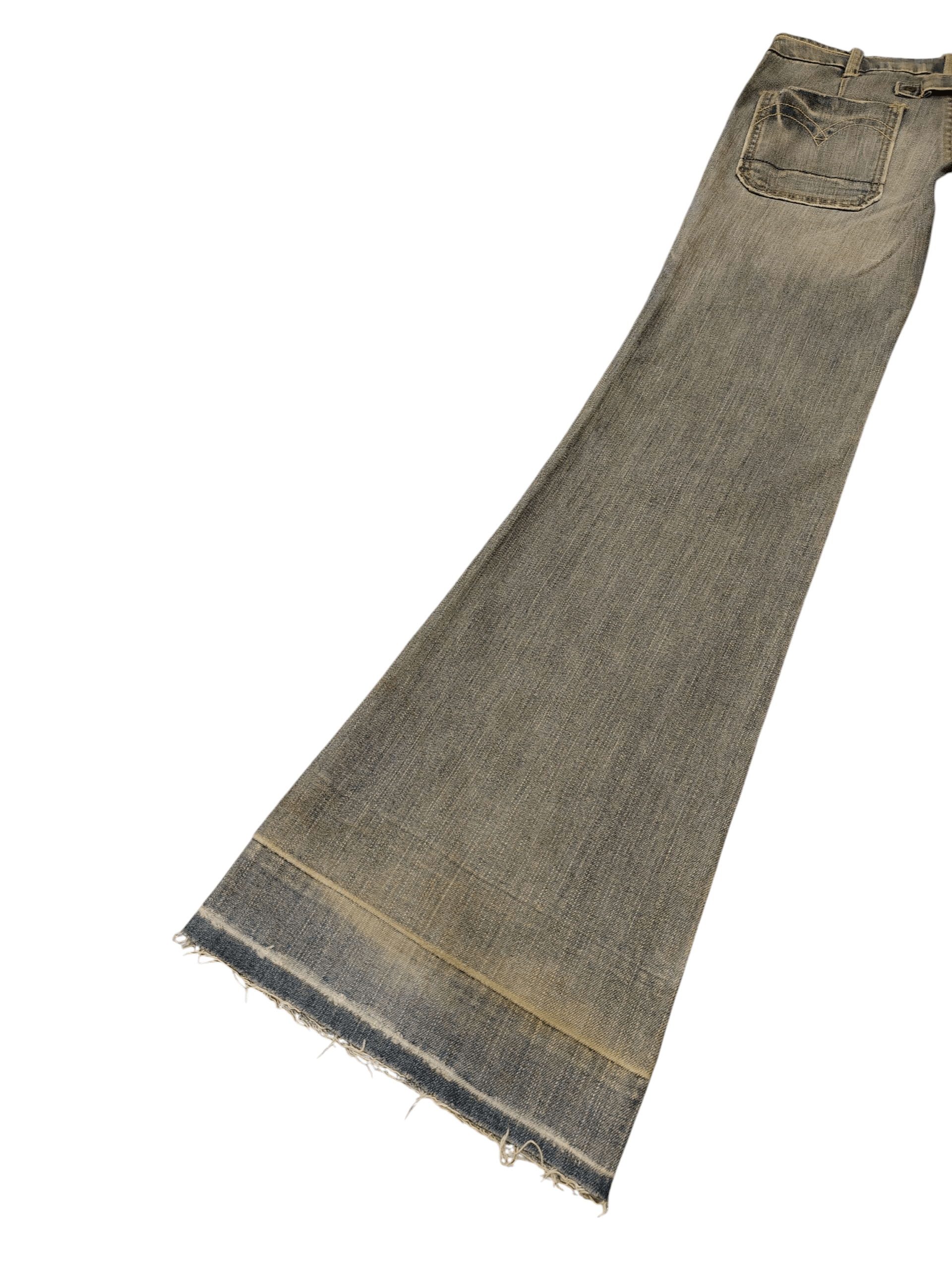 Levi's Japanese Levi's Lady Style Distressed denim Flare Jeans Size US 29 - 22 Thumbnail