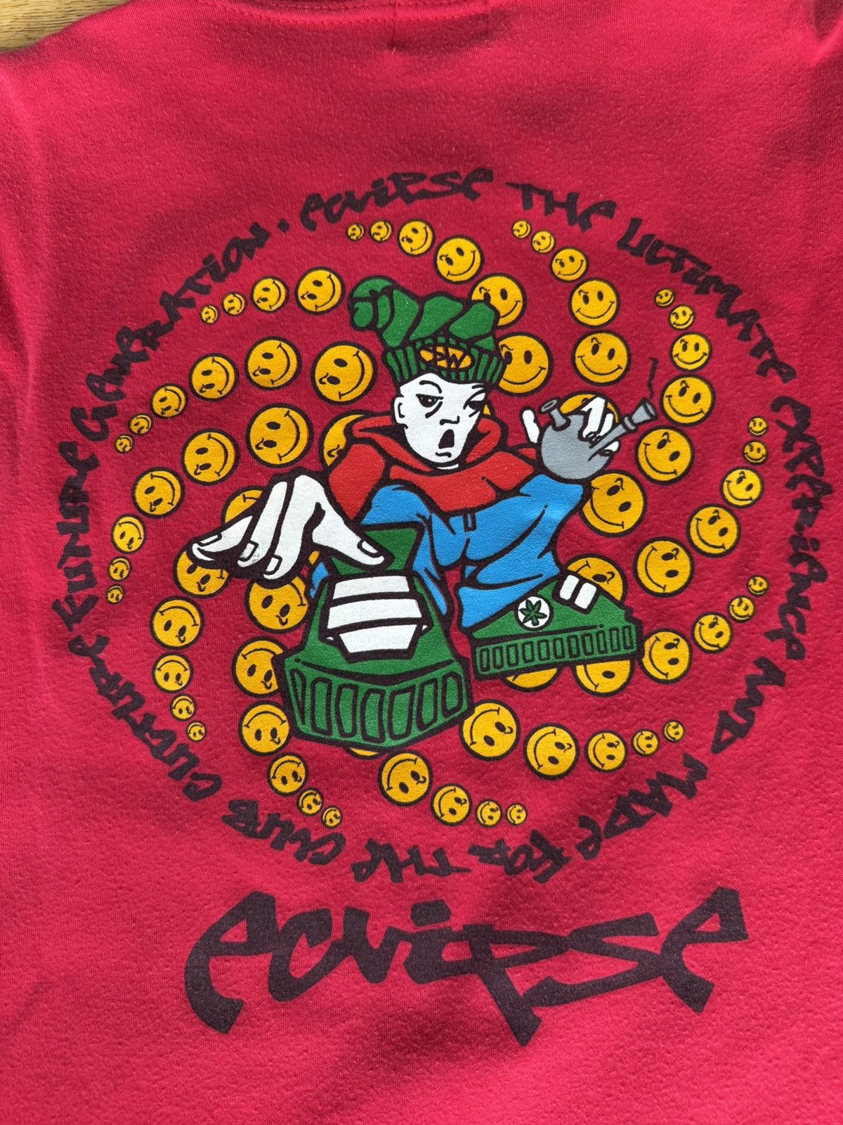 Walter Van Beirendonck Early 90‘s Eclipse Smilie Rave Shirt Size US XL / EU 56 / 4 - 6 Thumbnail