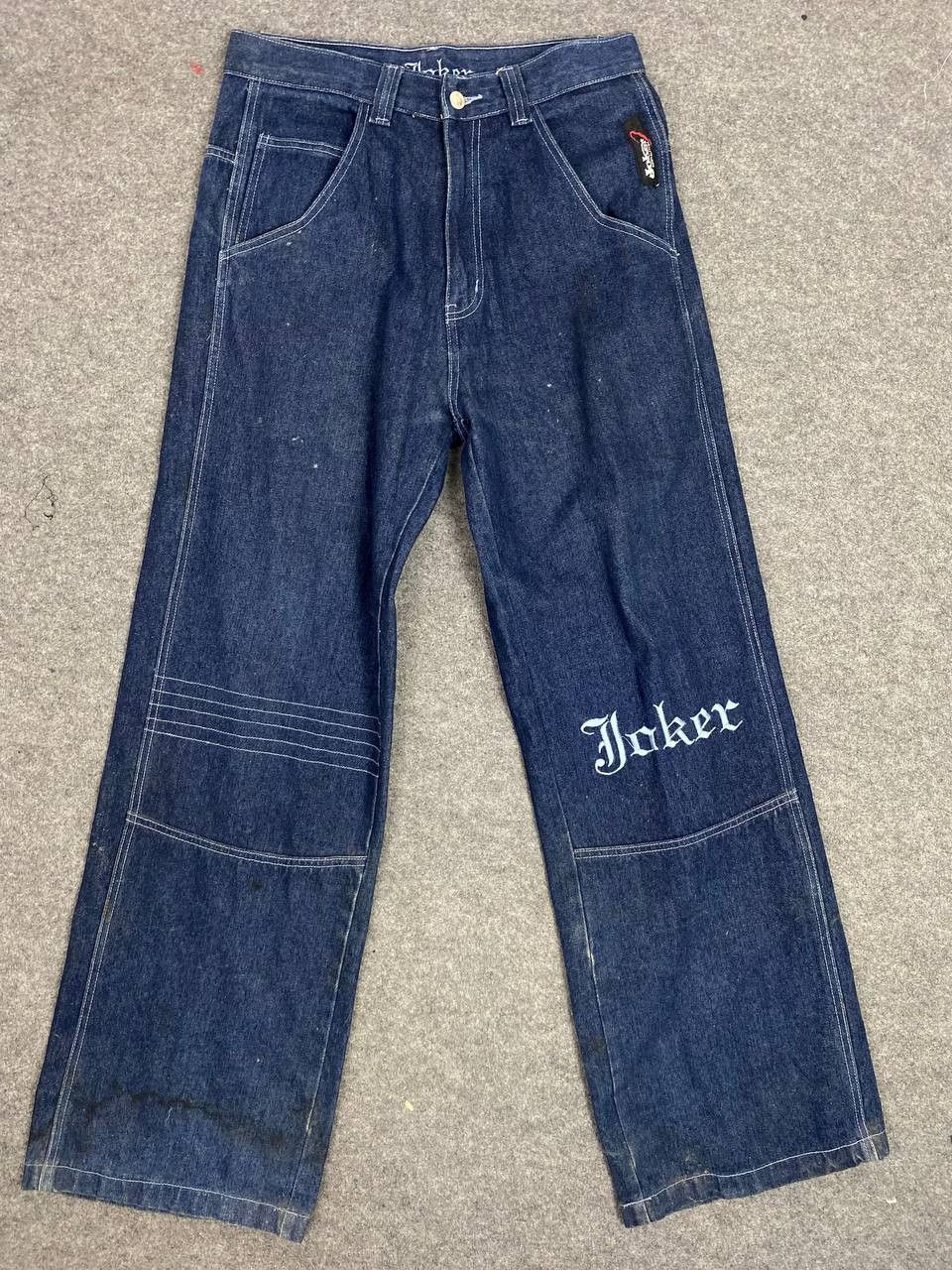 Japanese Brand vintage joker baggy denim nice design Size US 33 - 6 Thumbnail
