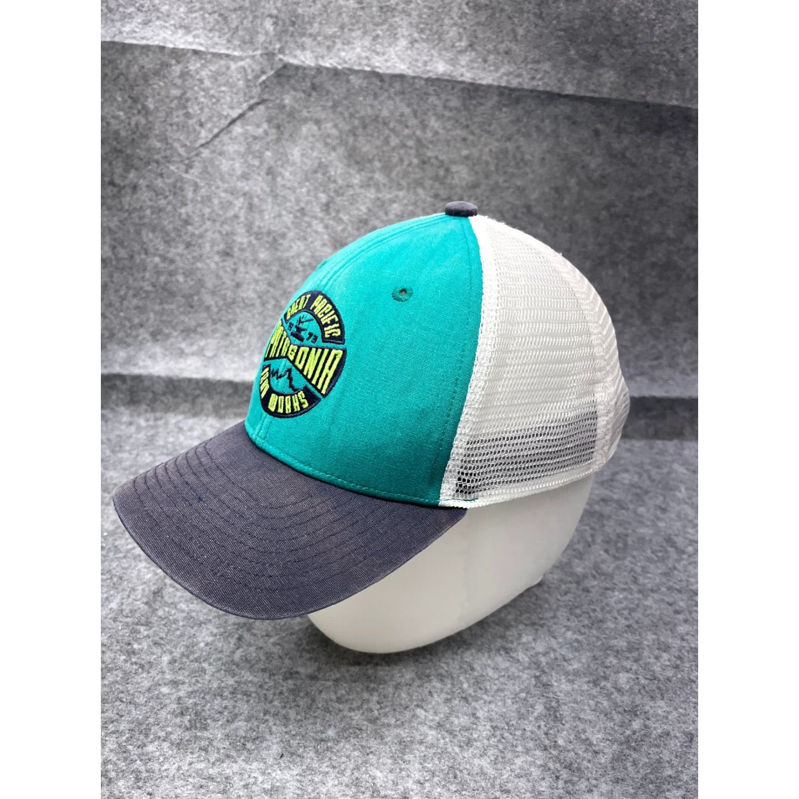 Patagonia VINTAGE Patagonia Trucker Hat Cap Adult One Size Blue Cotton Twill Size ONE SIZE - 4 Thumbnail