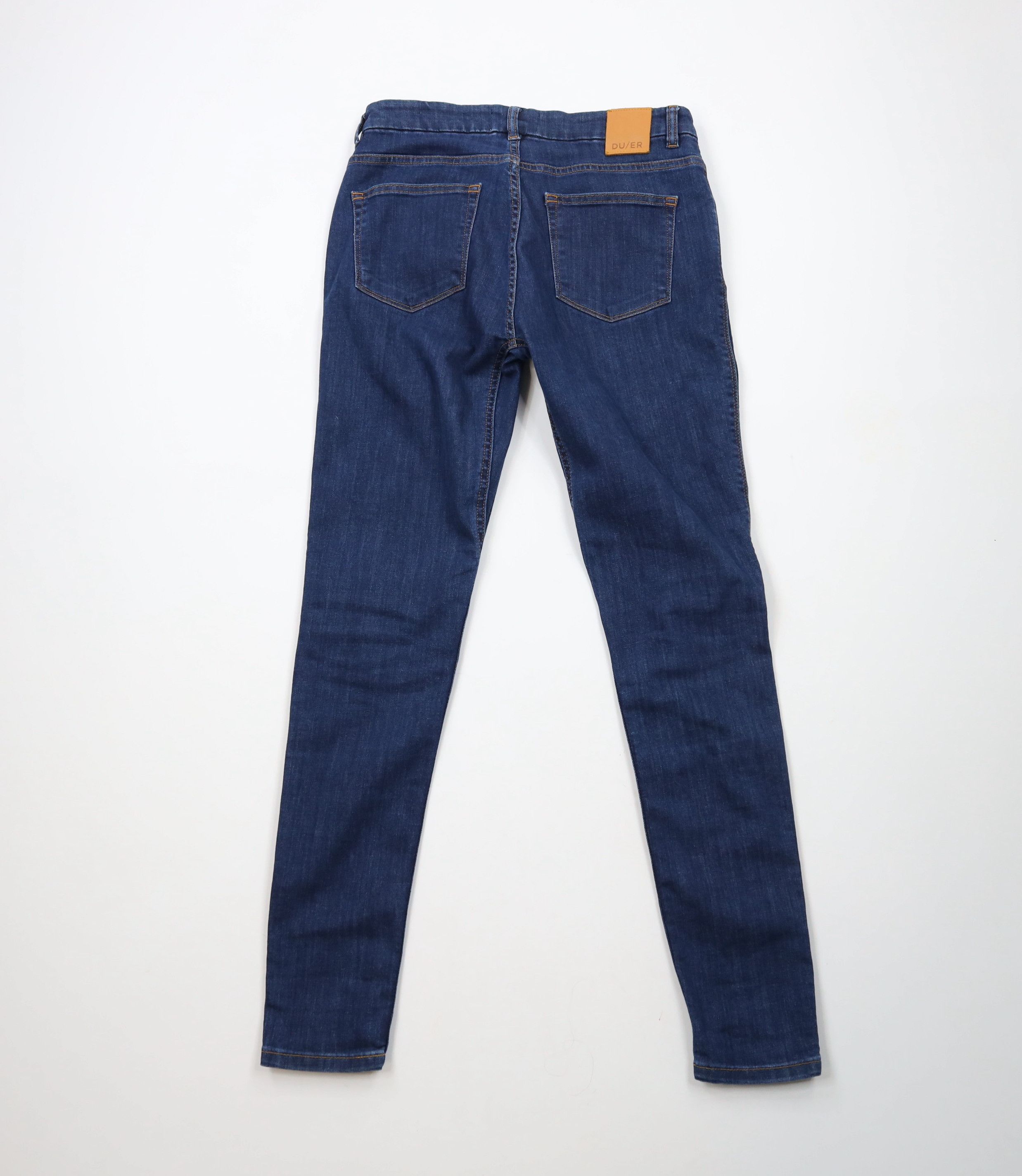 DUER × Vintage DU/ER DUER Fit Skinny Leg Stretch Denim Jeans Pants Blue Size 29" - 8 Thumbnail