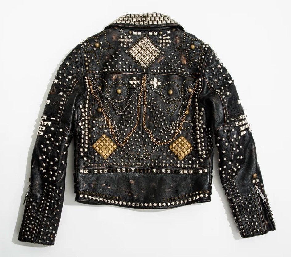 Gucci Gucci Studded Leather Jacket Size US L / EU 52-54 / 3 - 2 Thumbnail