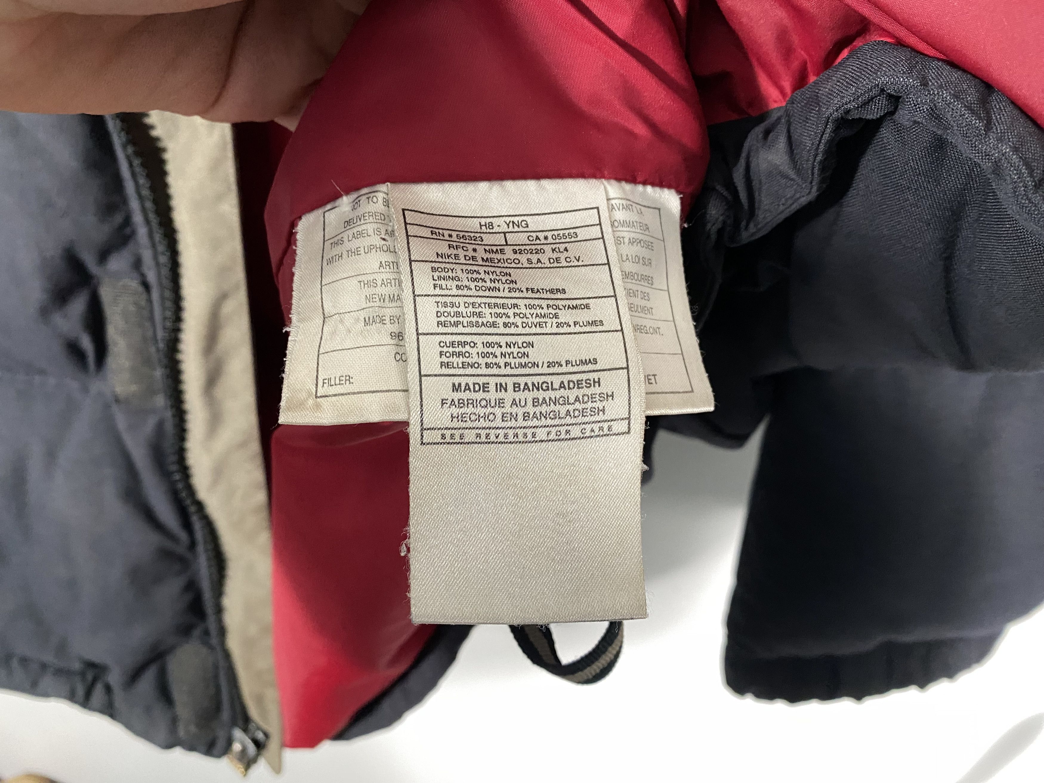 Nike Vintage 90s Nike Single Swoosh 800 Fill Puffer Parka Size US L / EU 52-54 / 3 - 8 Thumbnail