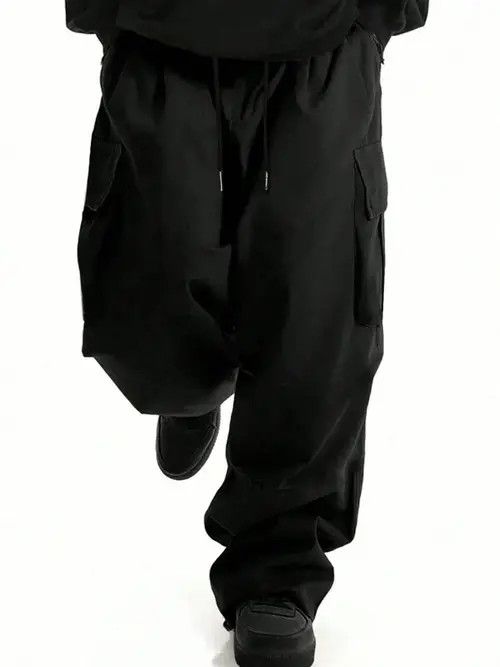 Japanese Brand Parachute Cargo multi-pocket pants gorpcore Wide leg Size US 34 / EU 50 - 3 Thumbnail
