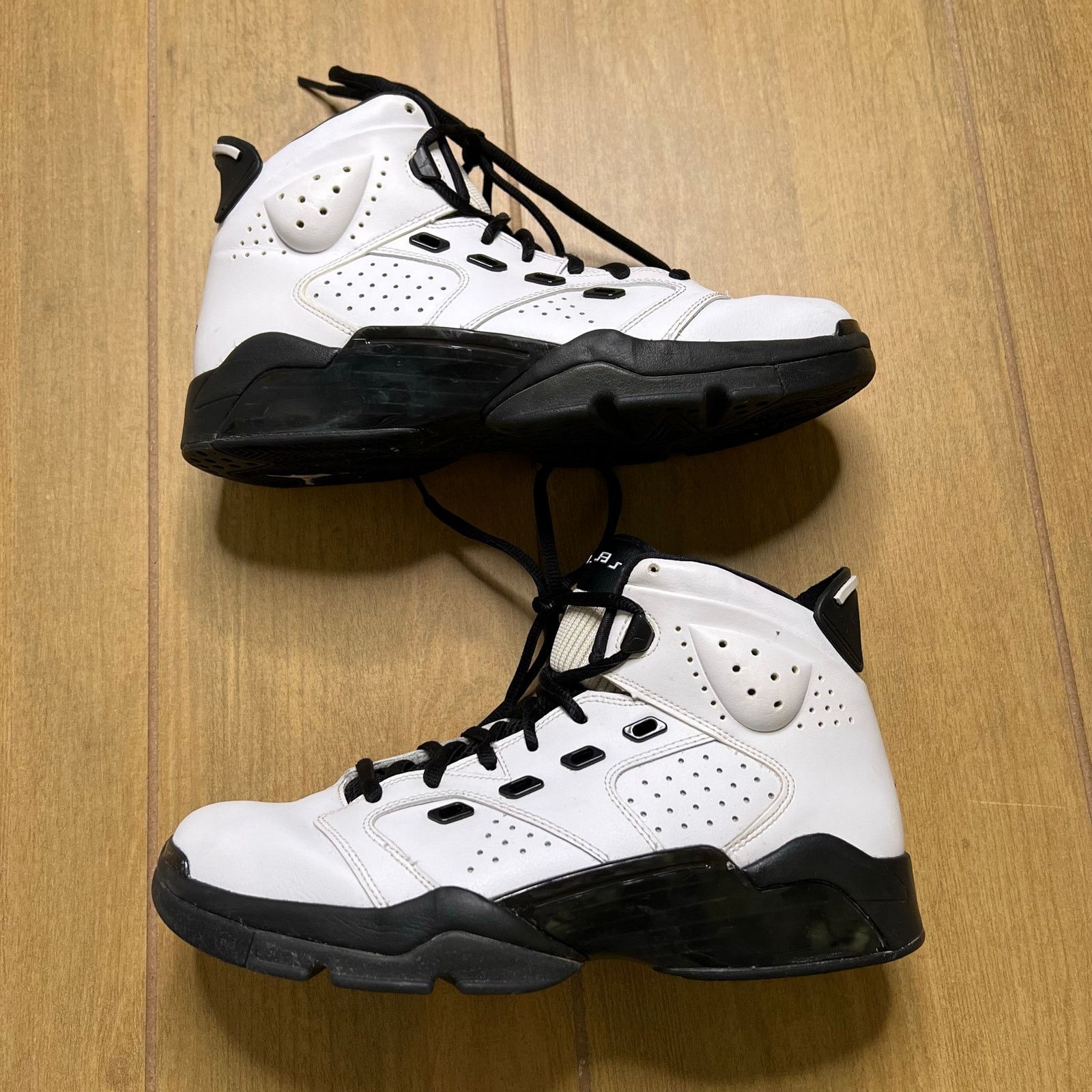 Nike Nike Air Jordan Shoes "Motorsports" White Black Mens Size 9 Size US 9 / EU 42 - 7 Thumbnail
