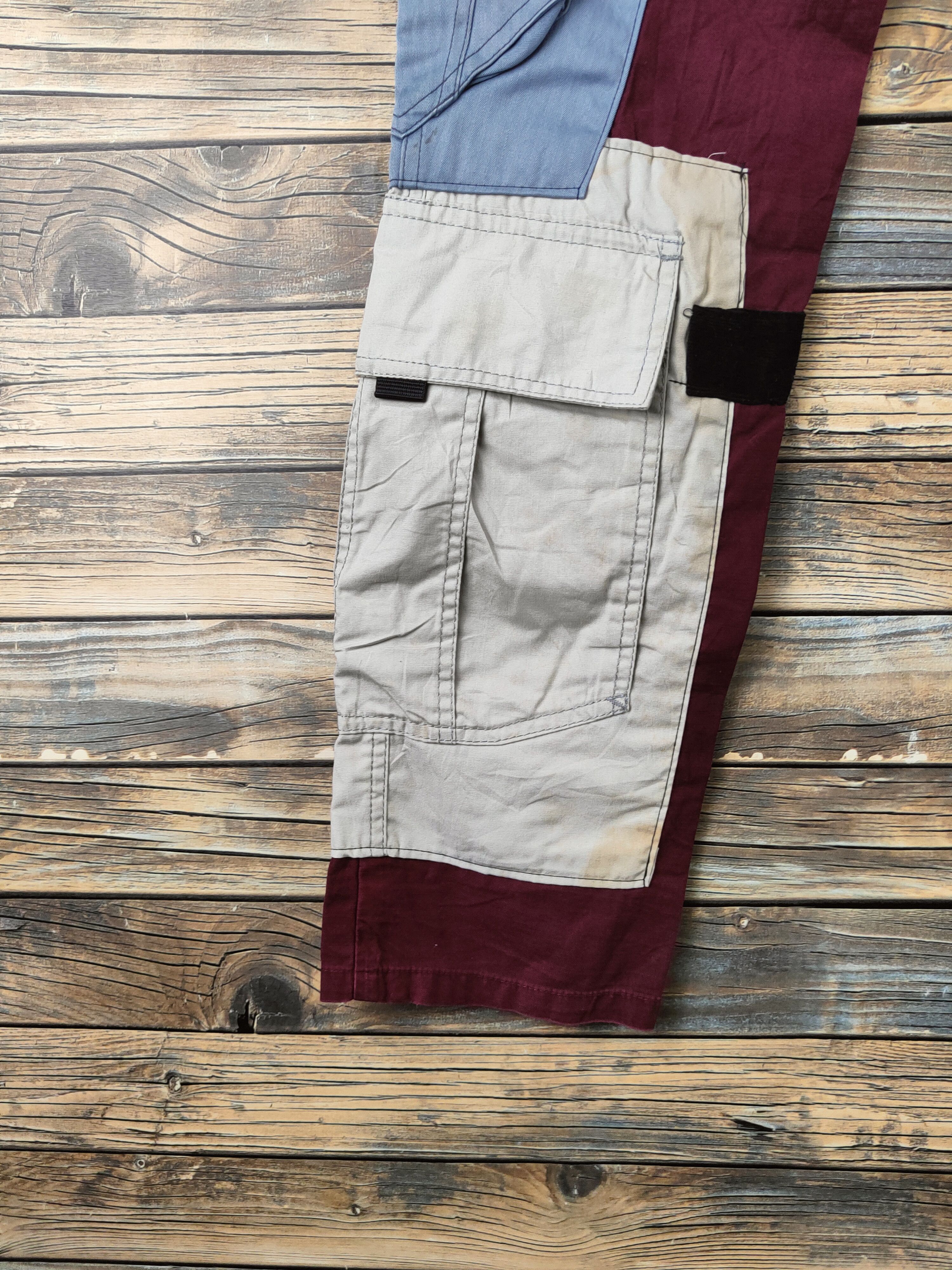 Japanese Brand DL Here's Street Purple Multipocket Cargo Pants #46-402 Size US 32 / EU 48 - 9 Thumbnail
