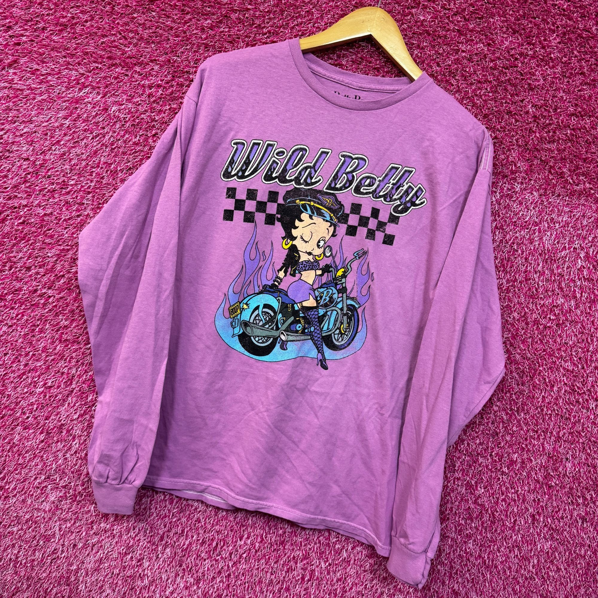 Other Biker Betty Easy Rider Motorcycle Betty Boop Long Sleeve M Size US M / EU 48-50 / 2 - 3 Thumbnail