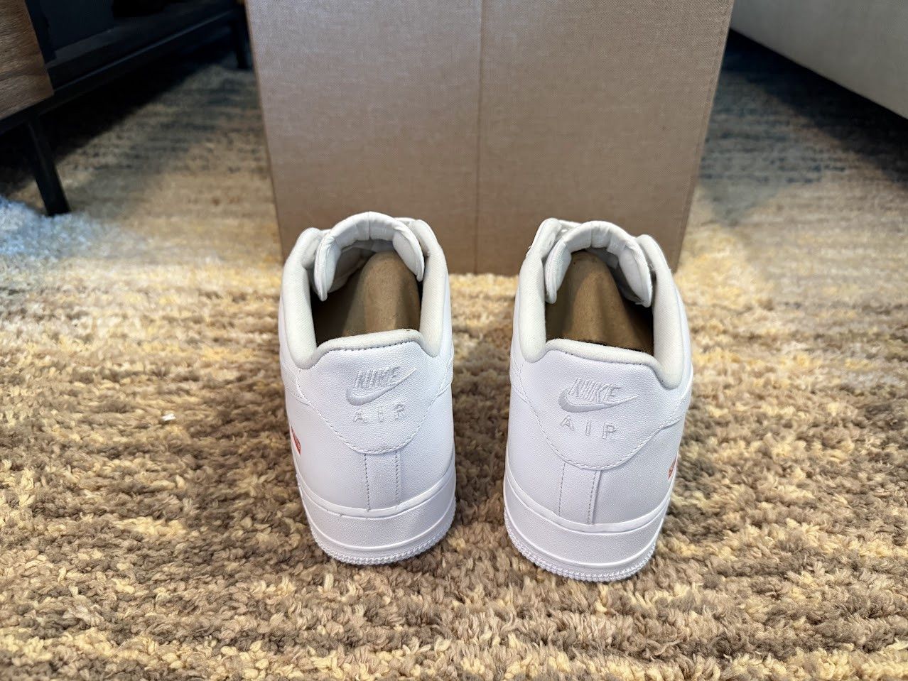 Nike × Supreme `Supreme x Nike Air Force 1 Low White DS Size 12 SS20 Size US 12 / EU 45 - 10 Thumbnail