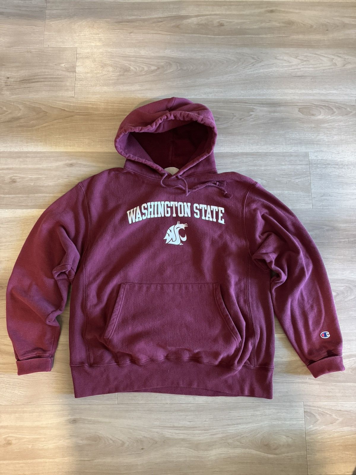 Champion × Vintage Champion Reverse Weave Washington State University Hoodie Size US L / EU 52-54 / 3 - 1 Thumbnail