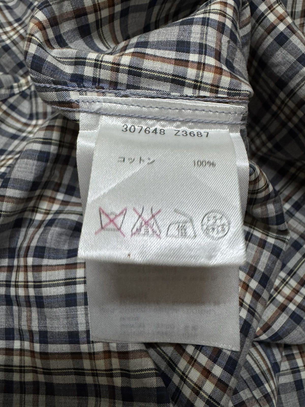Gucci Gucci men's long-sleeve button-down shirt plaid or checked Size US M / EU 48-50 / 2 - 12 Thumbnail