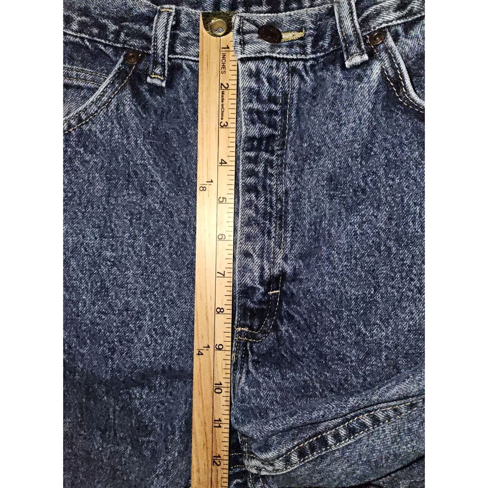 Lee VINTAGE LEE Jeans Men 36x36 Straight Blue Denim USA 80s 90s Grunge Regular Mens Size US 36 / EU 52 - 5 Thumbnail