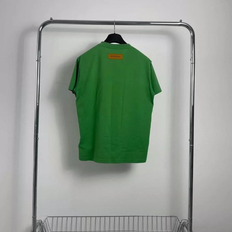 Louis Vuitton LOUIS VUITTON Green Chest Relief Short Sleeve 2504-Nextarro Size US M / EU 48-50 / 2 - 4 Thumbnail