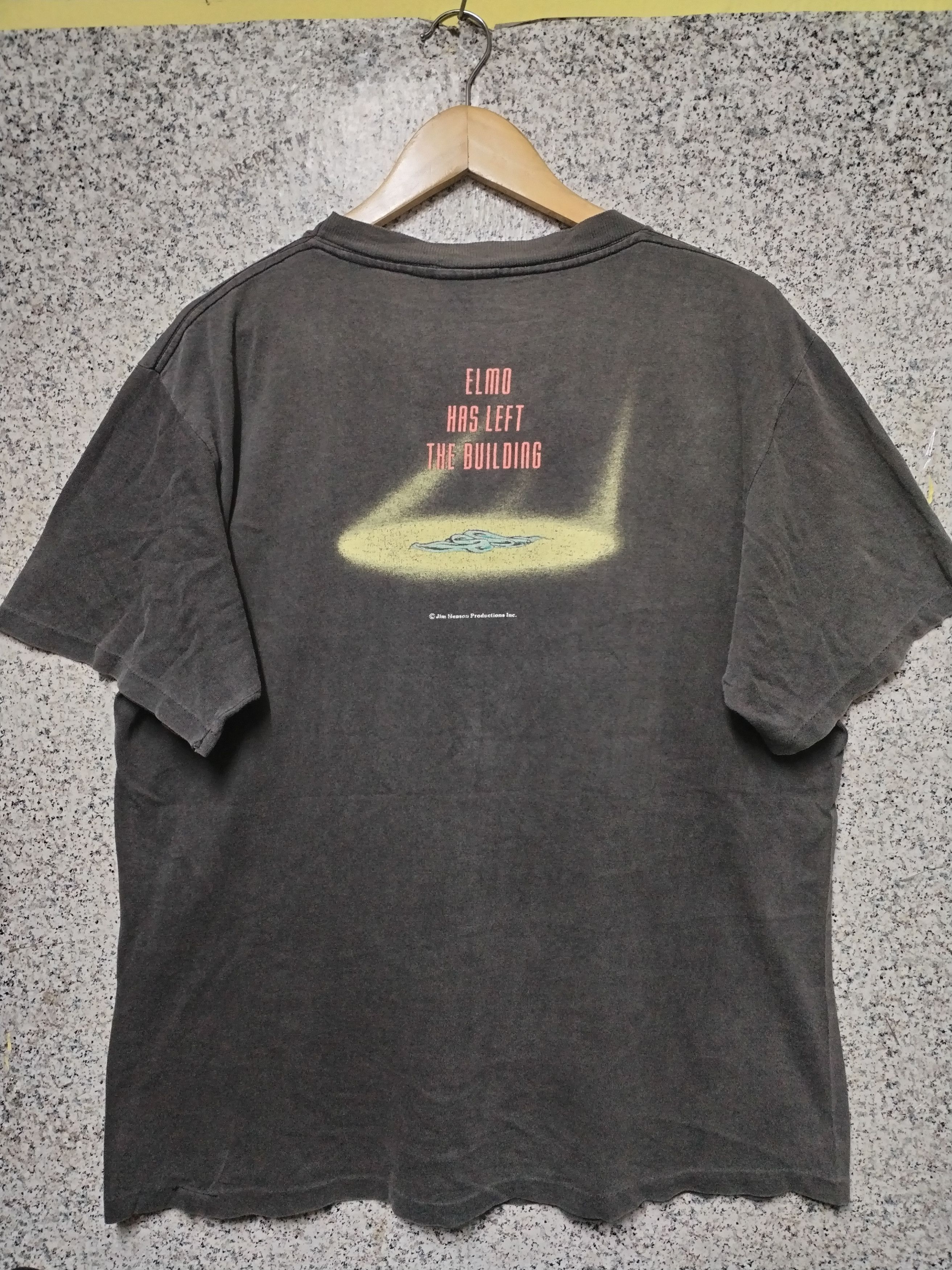 Vintage Thrashed Sun Faded ELMO Shirt Distressed Grunge Band Size US L / EU 52-54 / 3 - 2 Thumbnail