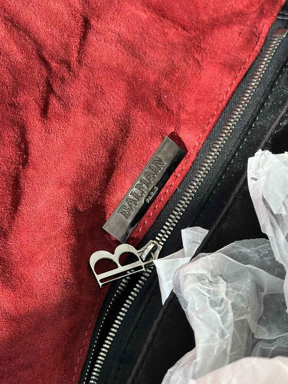 Balmain BALMAIN by Decarnin SS2011 Safety Pin Red Leather Bag runway Size ONE SIZE - 23 Thumbnail