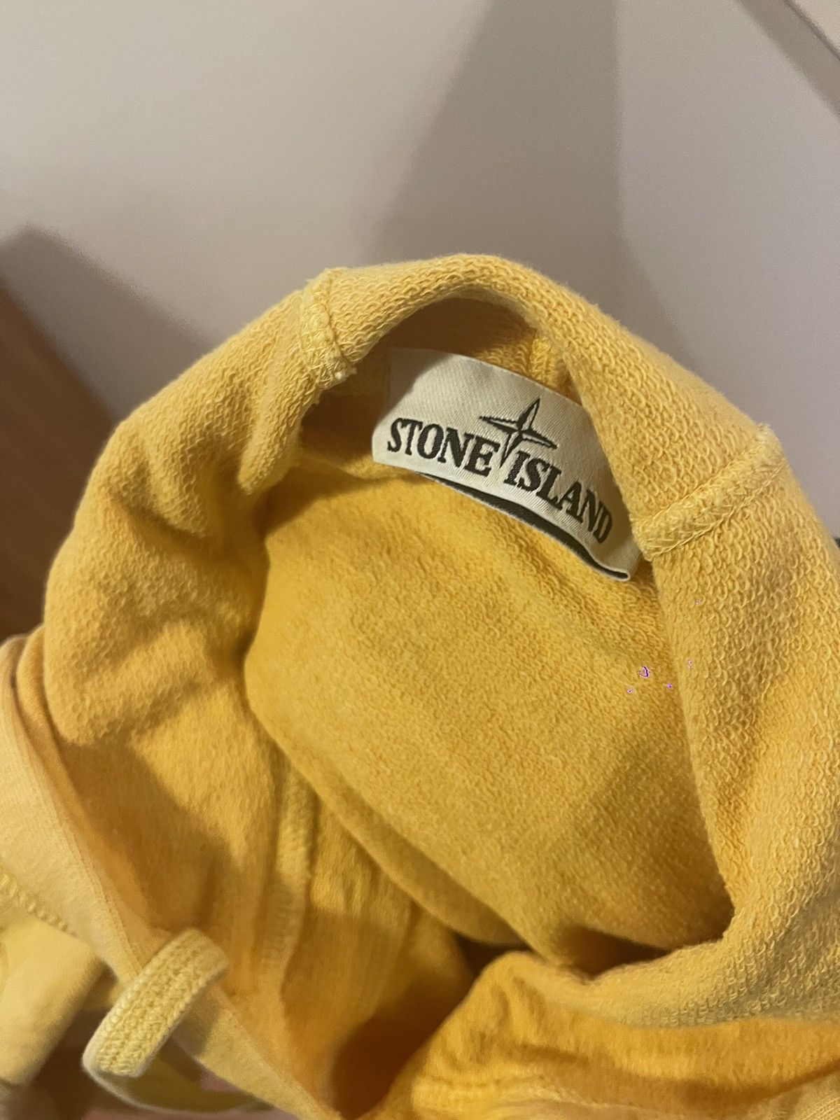 Stone Island Stone Island Yellow Lightweight Hoodie Large Size US L / EU 52-54 / 3 - 3 Thumbnail