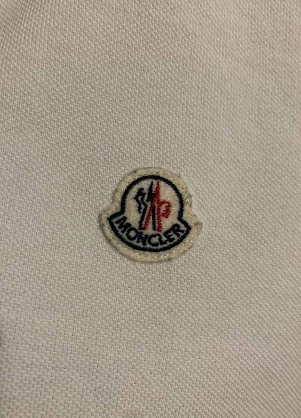 Moncler polo size M white