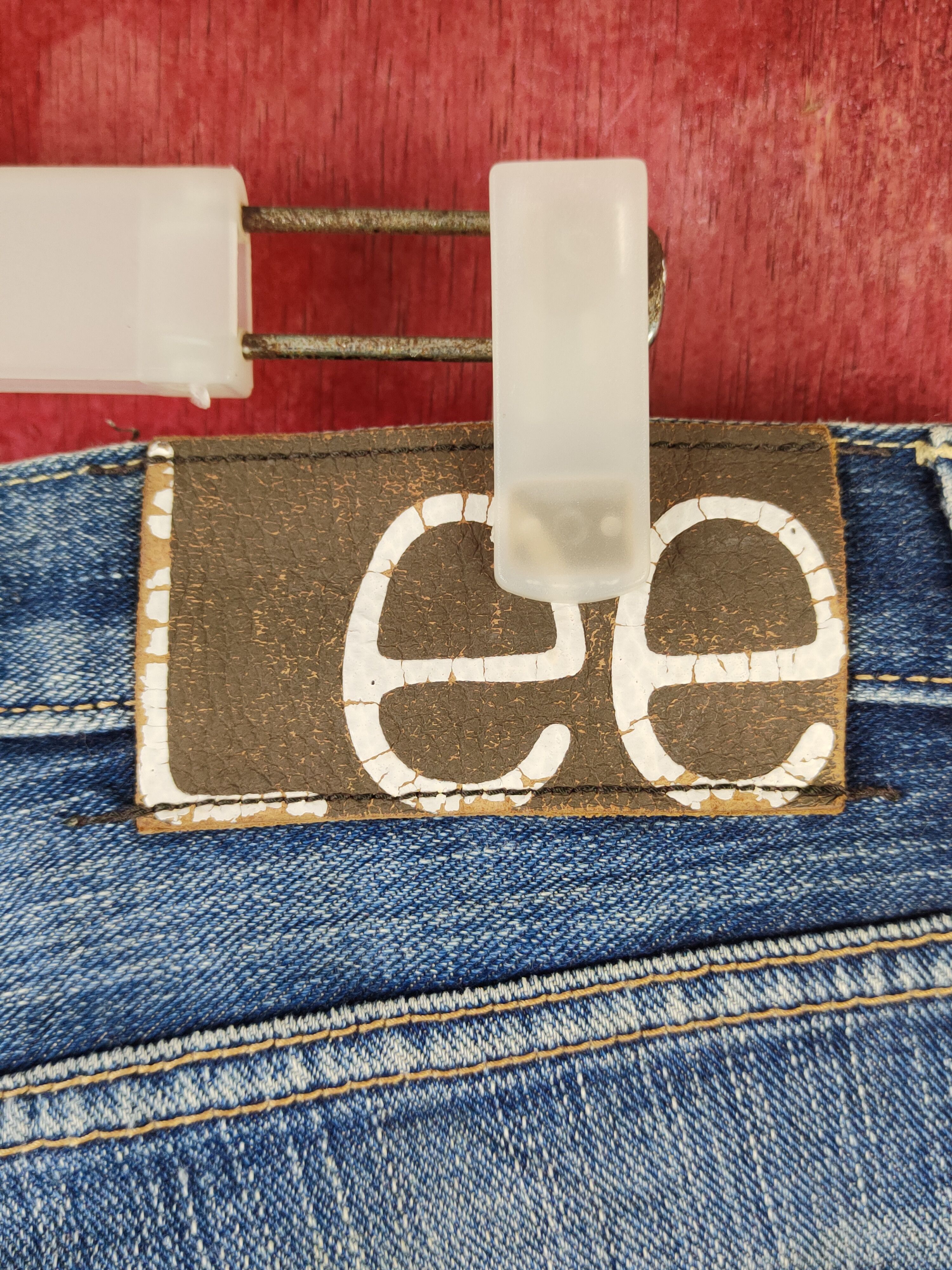 Japanese Brand Lee Blue Faded Distressed Ripped Jeans #S2242 Size US 32 / EU 48 - 11 Thumbnail
