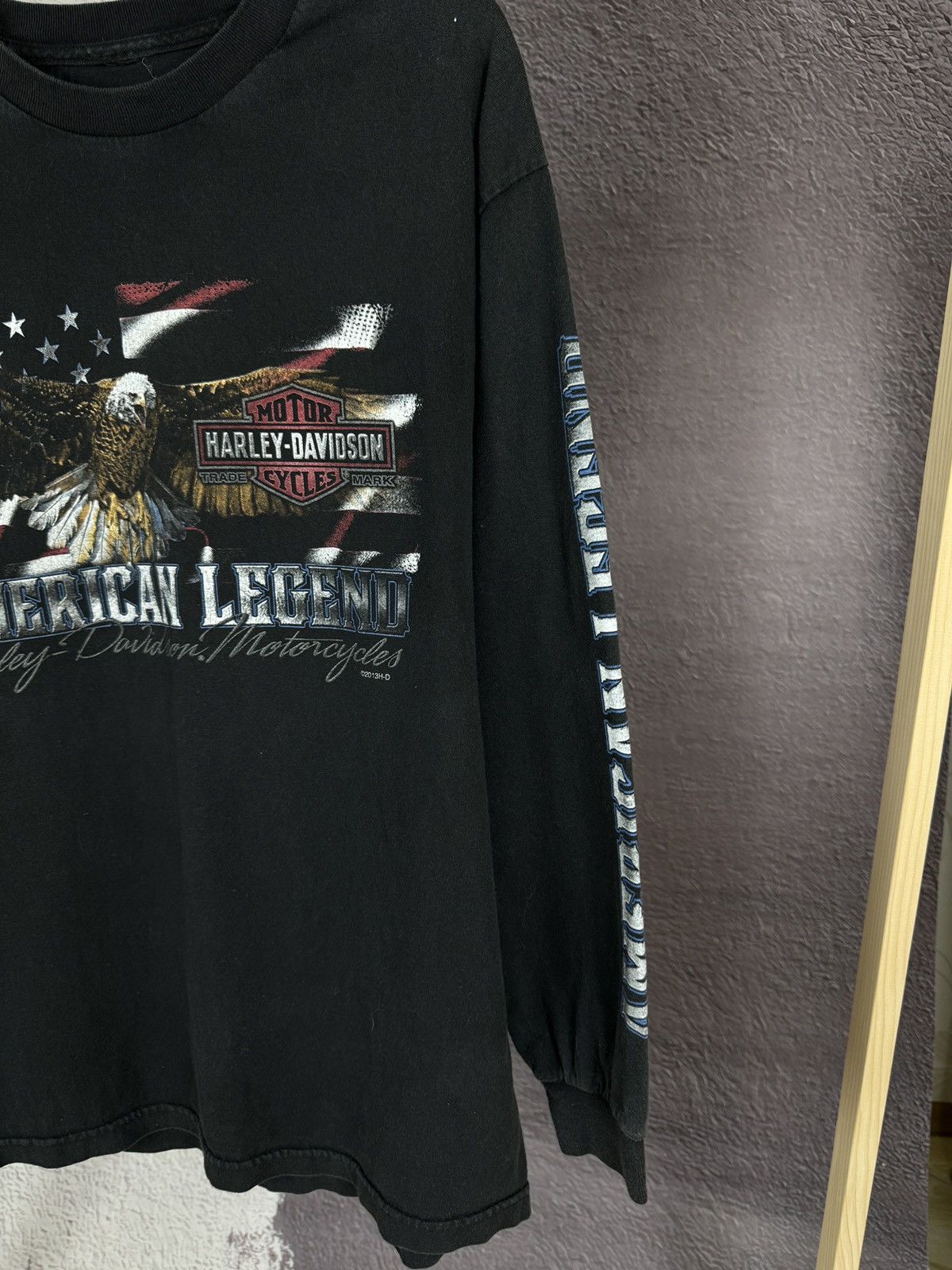 Harley Davidson Harley-Davidson Motorcycles American Legend vintage 2013 tee Size US L / EU 52-54 / 3 - 7 Thumbnail