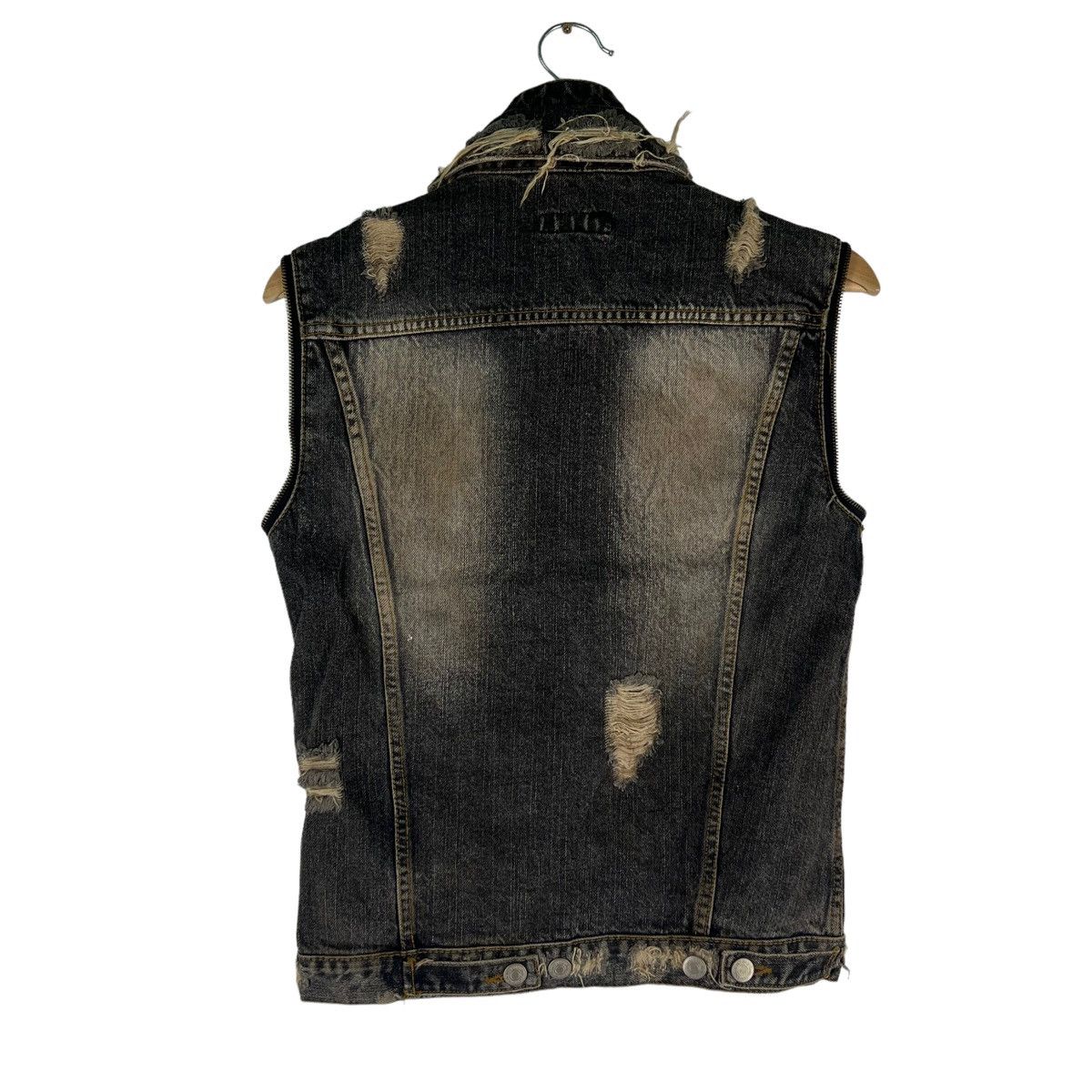 Hysteric Glamour 🔥Biker Vest Denim Jacket Fuga Japan Made Size US S / EU 44-46 / 1 - 6 Thumbnail