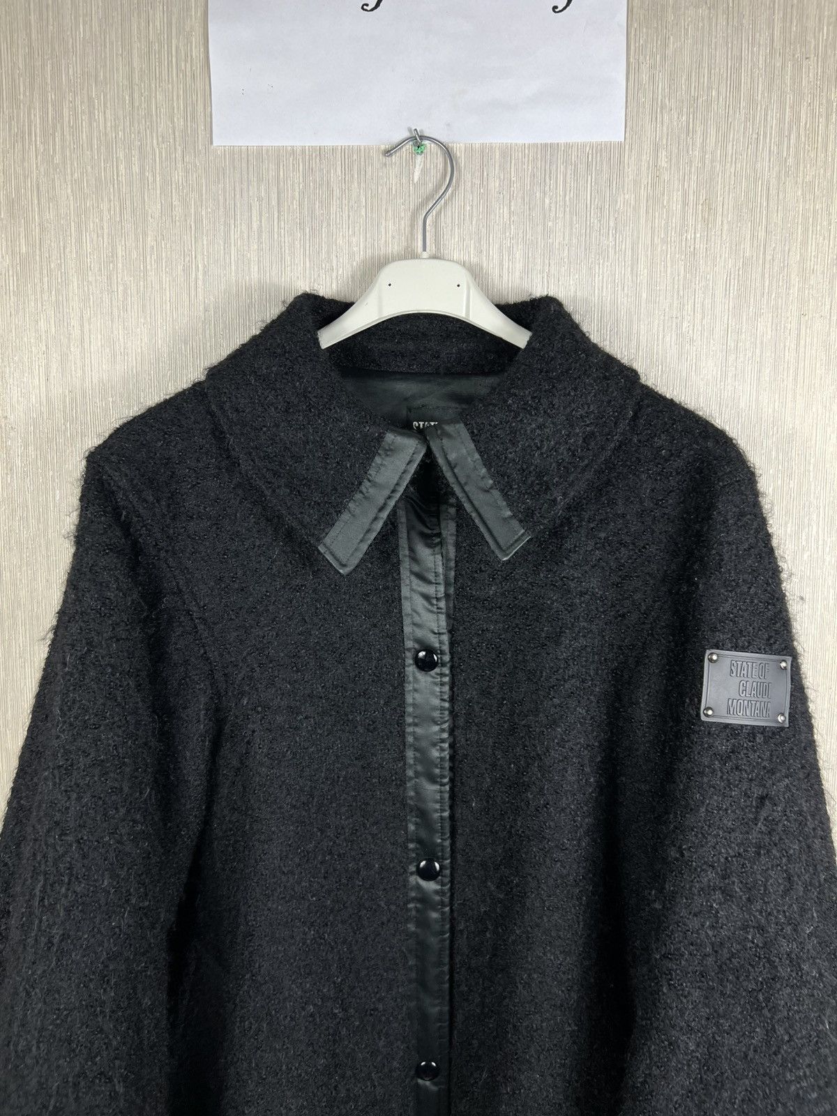 Claude Montana Archive 90s State of Claude Montana mohair fuzzy long coat Size M / US 6-8 / IT 42-44 - 3 Thumbnail