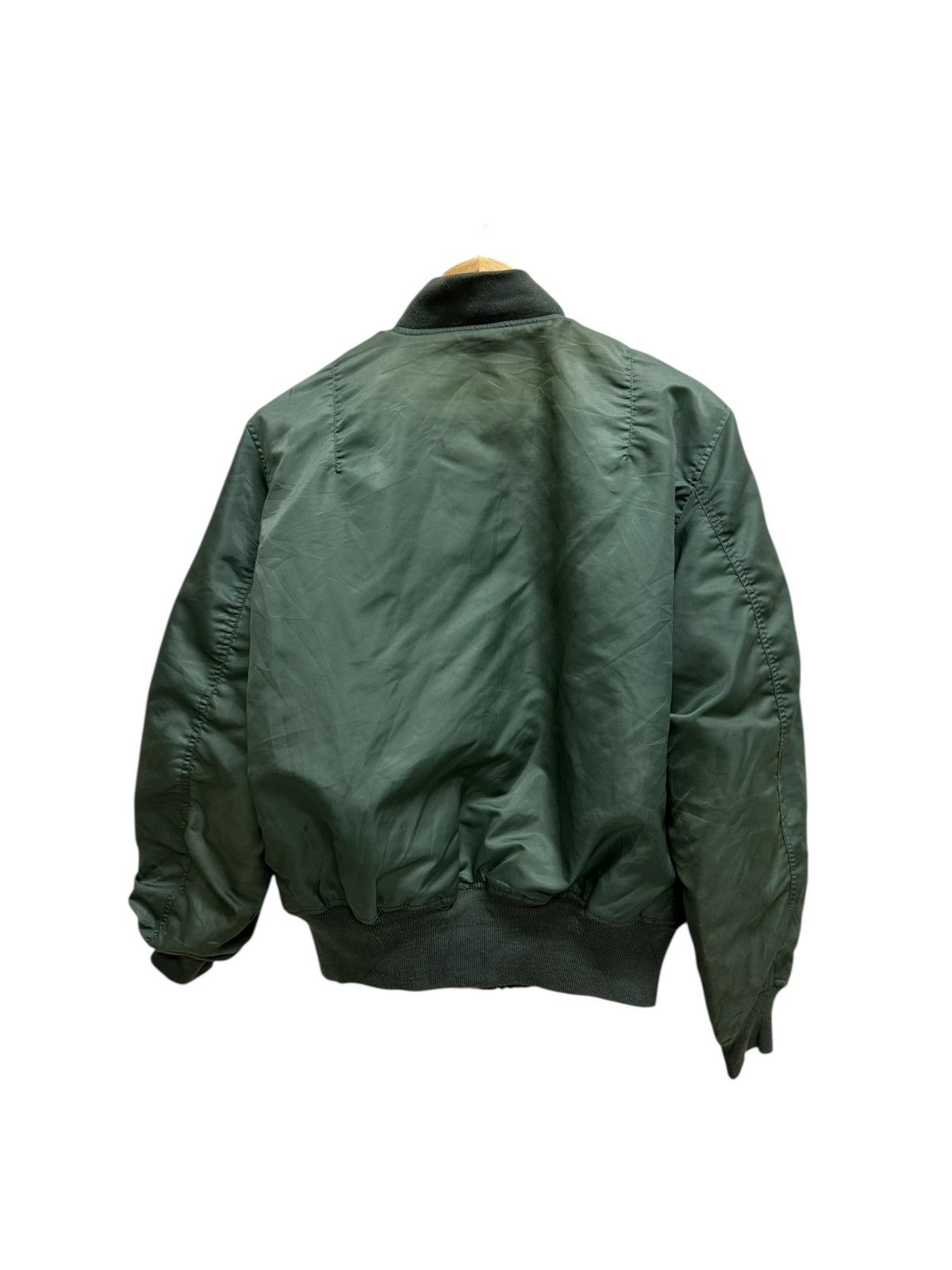 Vintage Air Force MA-1 Flight Jacket GSDF JPN patches on the sleeve Size US M / EU 48-50 / 2 - 2 Thumbnail