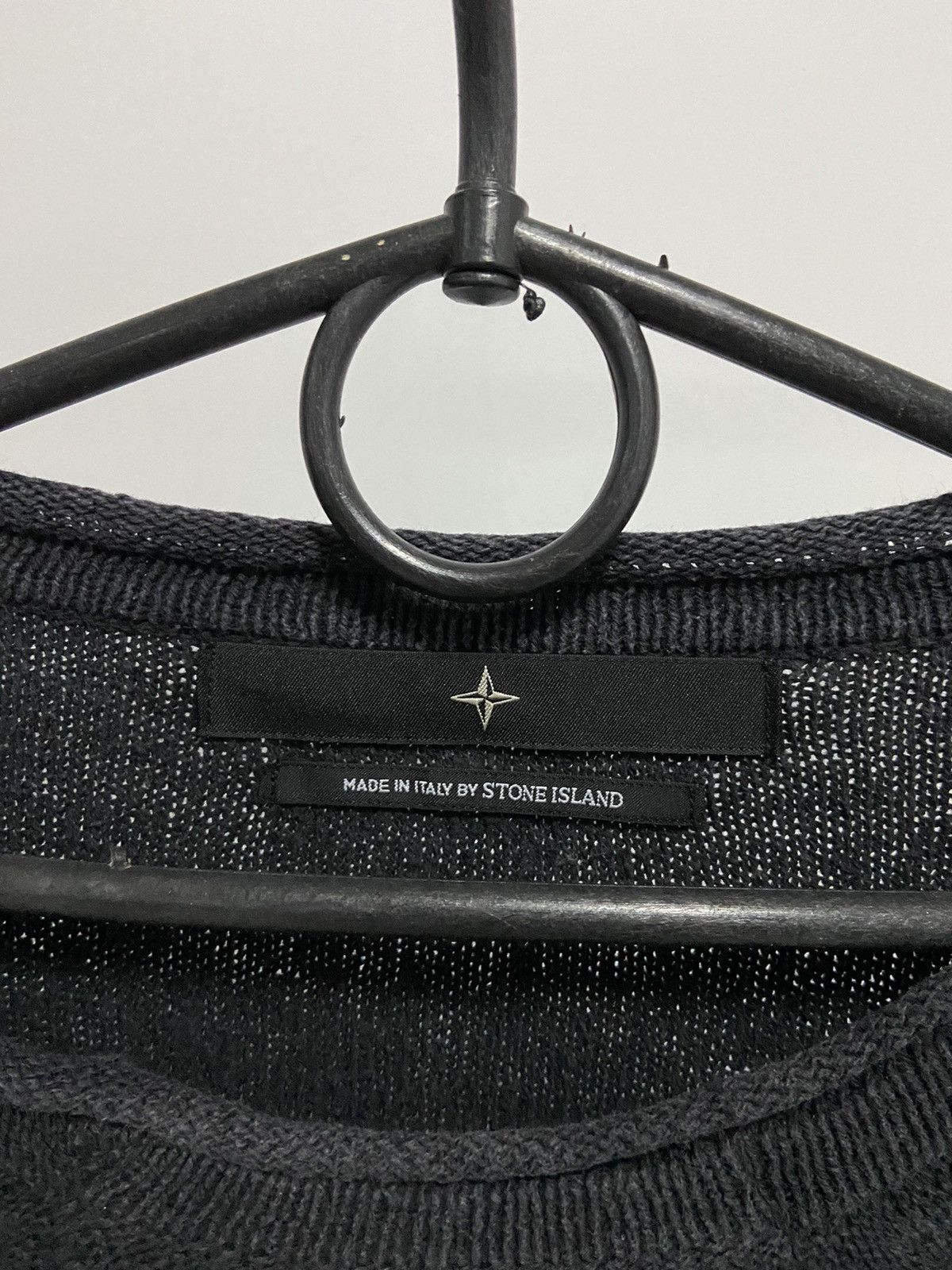 Stone Island Stone island denims sweater logo compass vintage Size US XXL / EU 58 / 5 - 7 Thumbnail