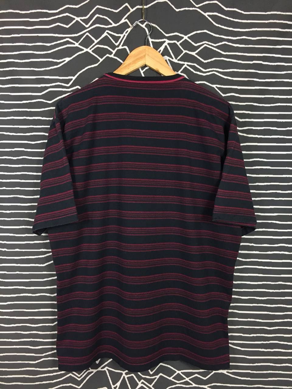 Vintage King Win Basic American Apparel Striped Tee Size US XL / EU 56 / 4 - 5 Thumbnail