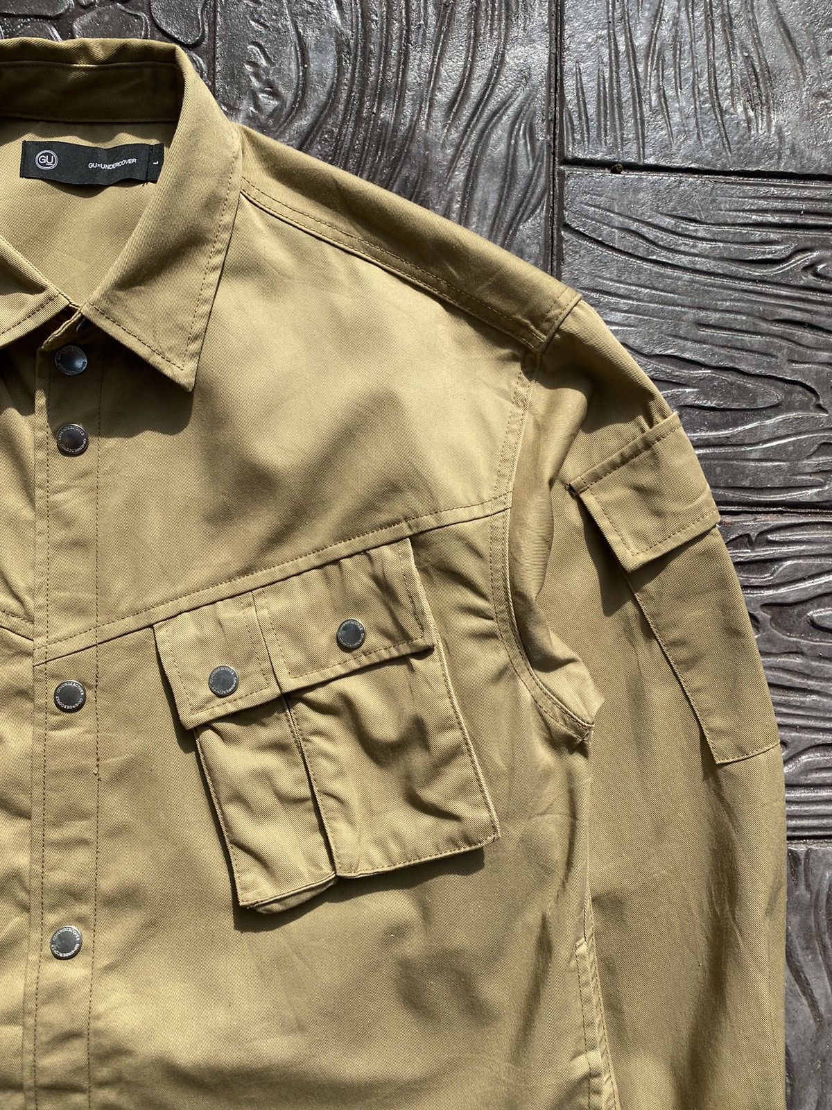 GU × Undercover F/W21 GU x UNDERCOVER Military Field Distressing Jacket Size US L / EU 52-54 / 3 - 8 Thumbnail