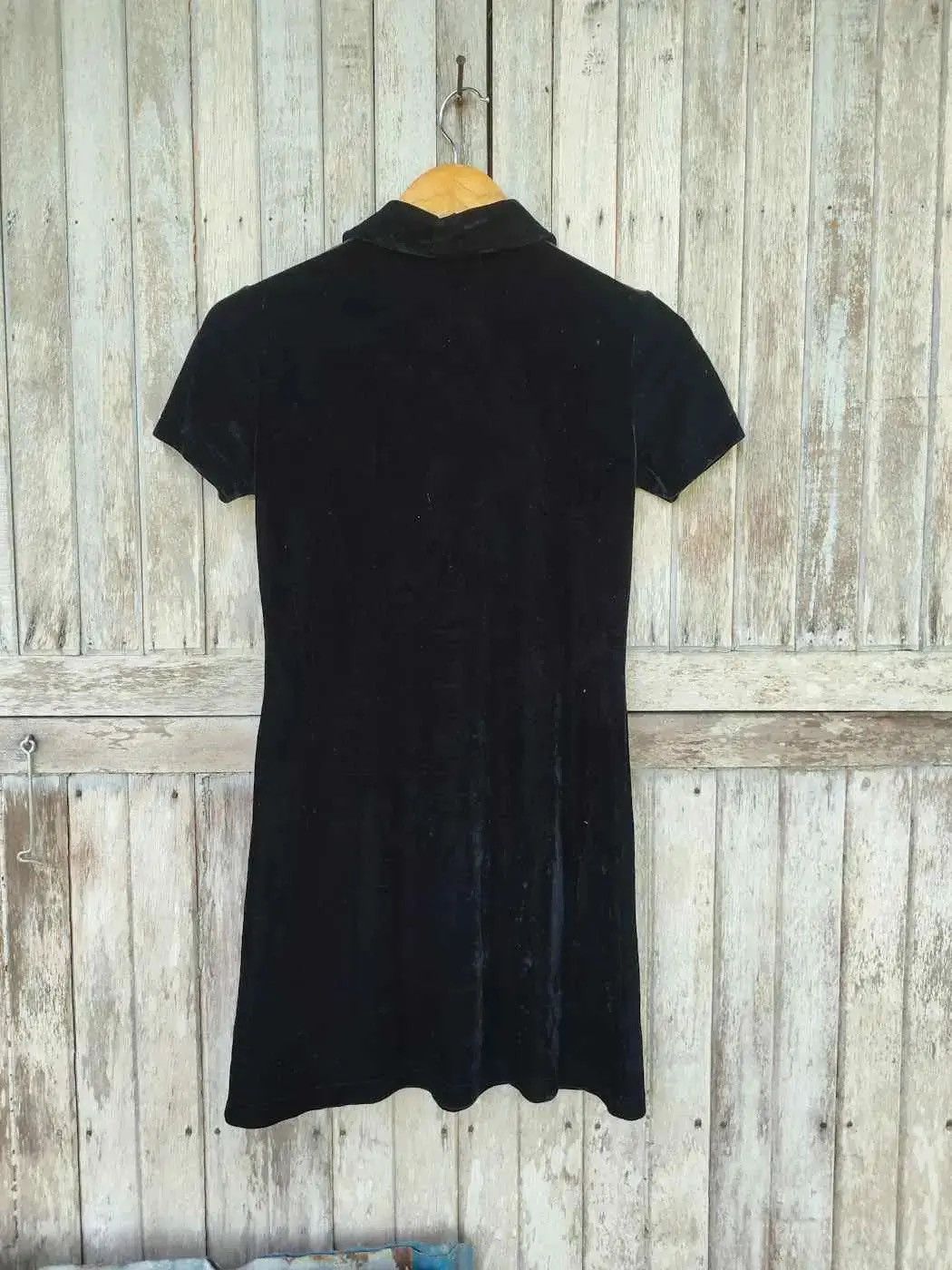 Burberry × Vintage Vintage Burberrys Blue Label Velvet Mini Dress – Japan M Size S / US 4 / IT 40 - 5 Thumbnail