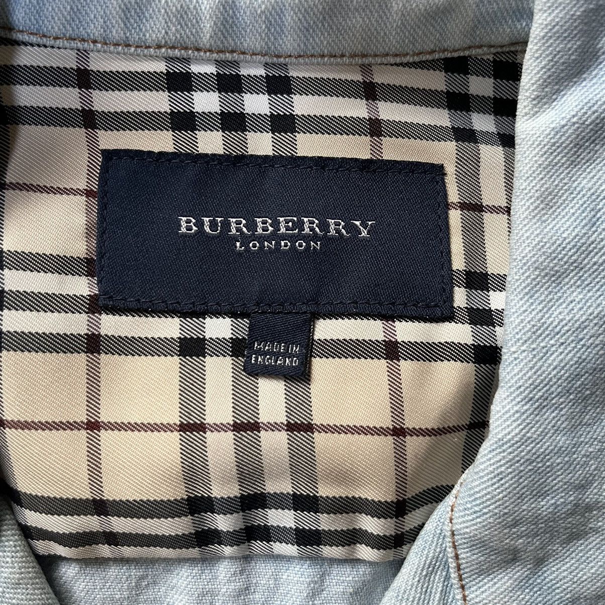 Burberry Burberry trucker rare checked pattern jacket Size S / US 4 / IT 40 - 5 Thumbnail