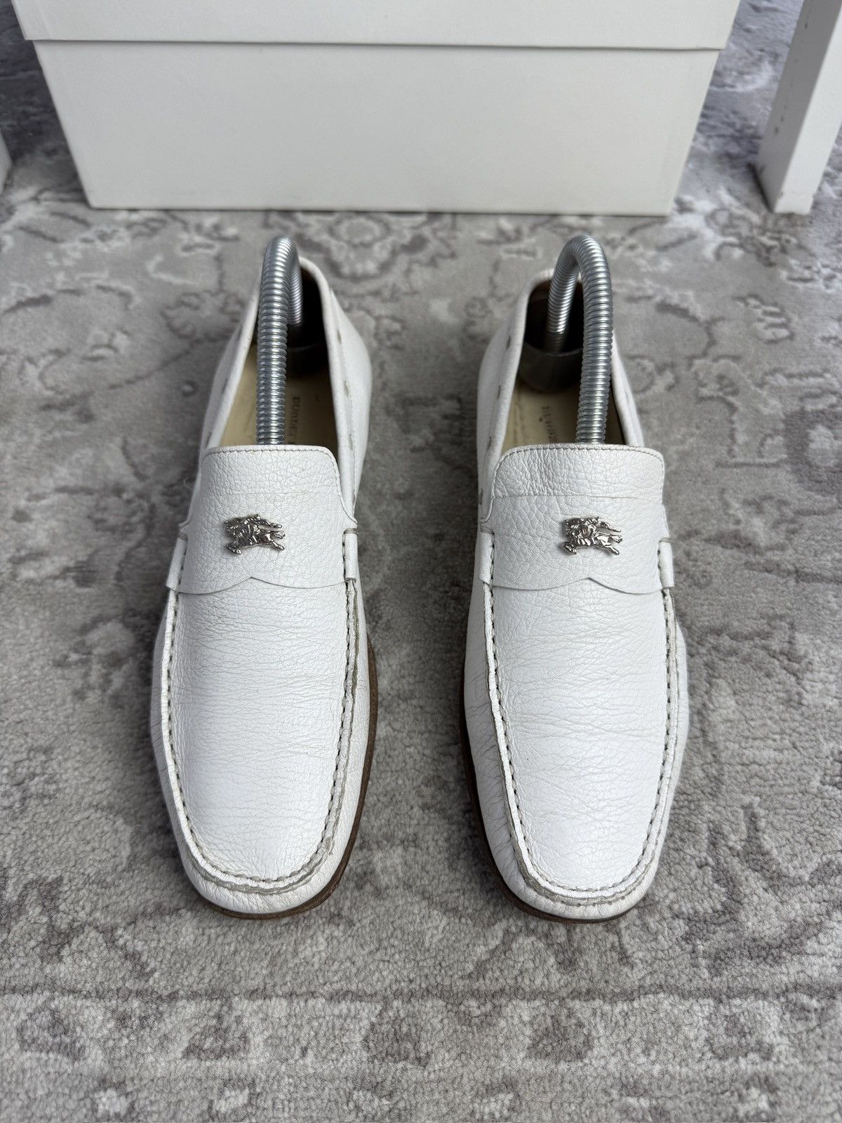 Burberry × Designer Burberry London leather loafers flats shoes US7 designer y2k Size US 7 / IT 37 - 1 Thumbnail