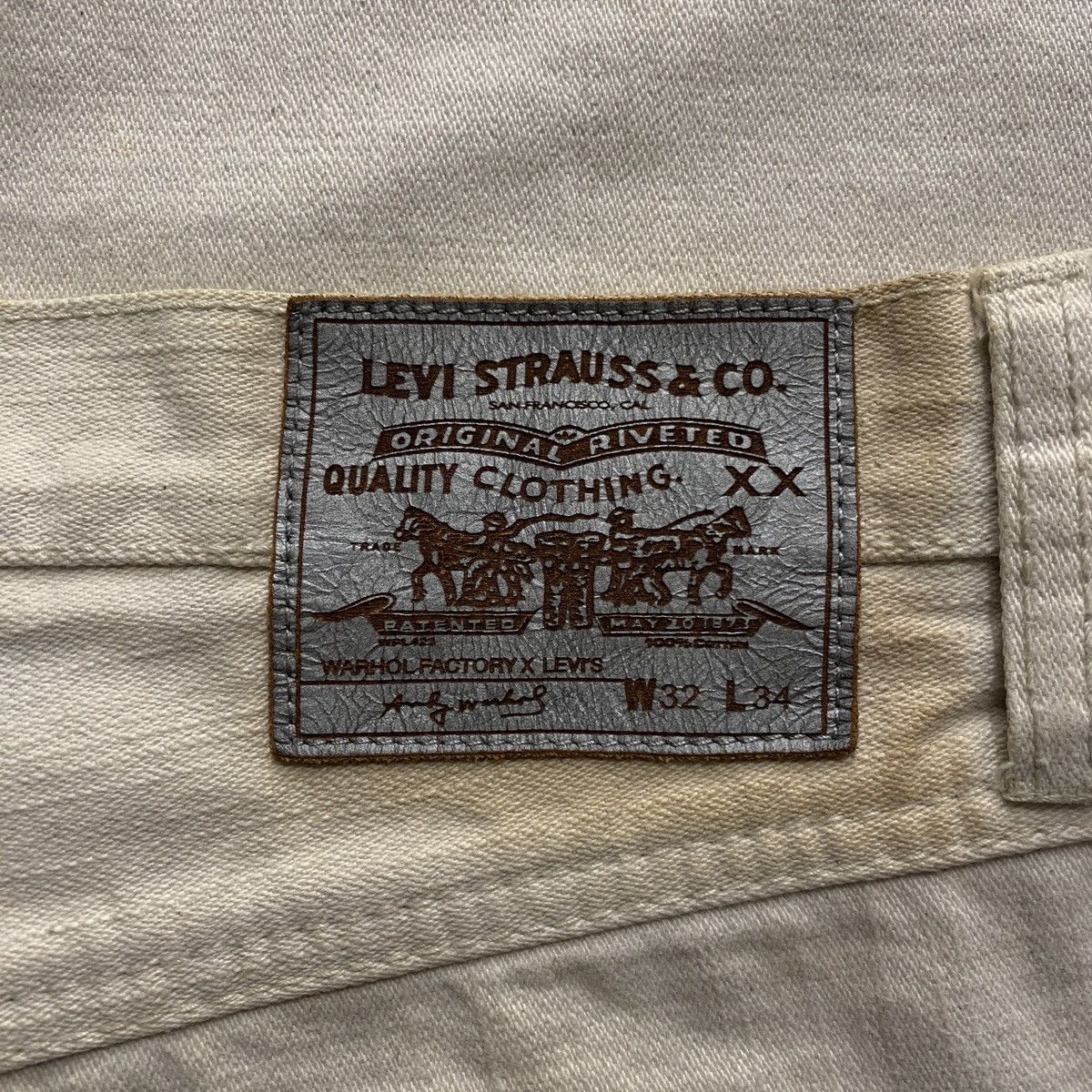 Designer × Levi's Levi's 501 x Andy Warhol Factory Size US 32 / EU 48 - 16 Thumbnail