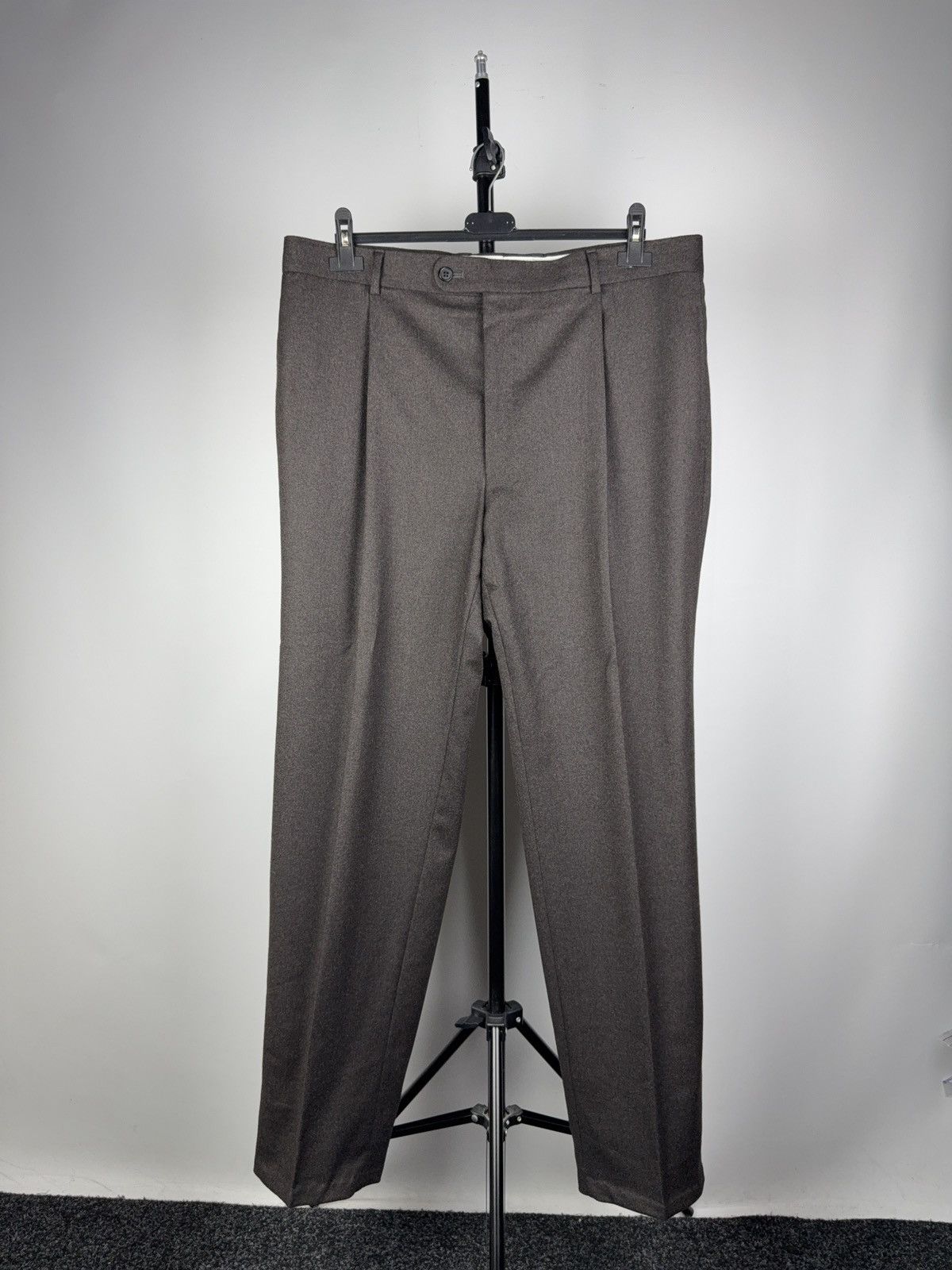 Balmain Vintage 00s Archive Luxury Balmain Wool dress pants Size US 36 / EU 52 - 1 Thumbnail