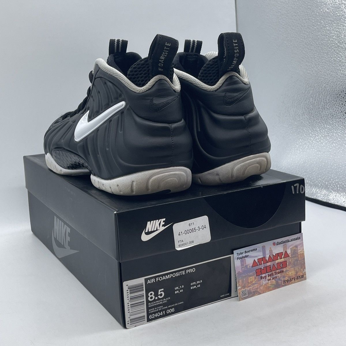 Nike Air foamposite dr doom Size US 8.5 / EU 41-42 - 4 Thumbnail